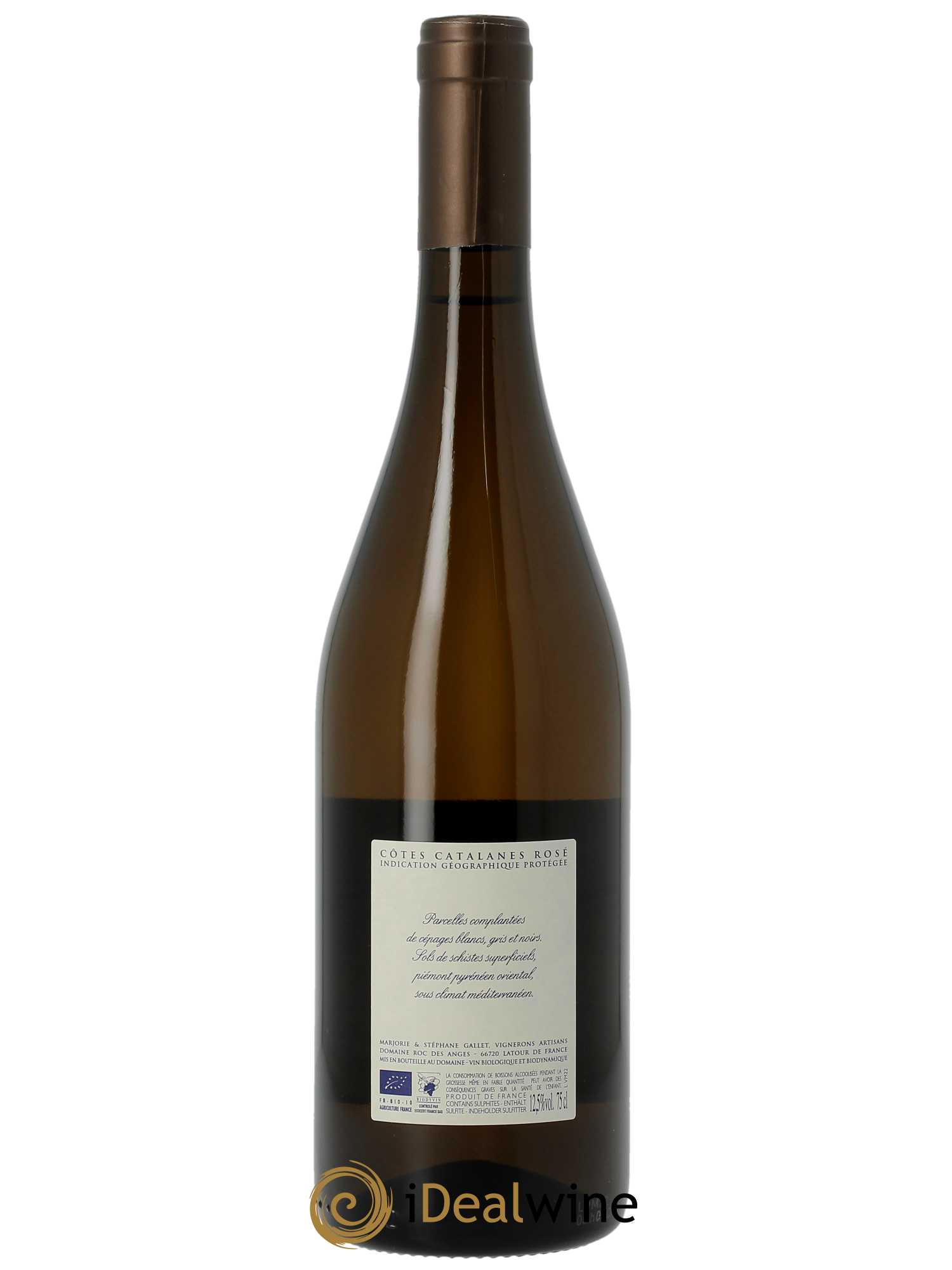 Côtes Catalanes Roc des Anges Les Vignes Métissées Marjorie et Stéphane Gallet 2022 - Lotto di 1 bottiglia - 1