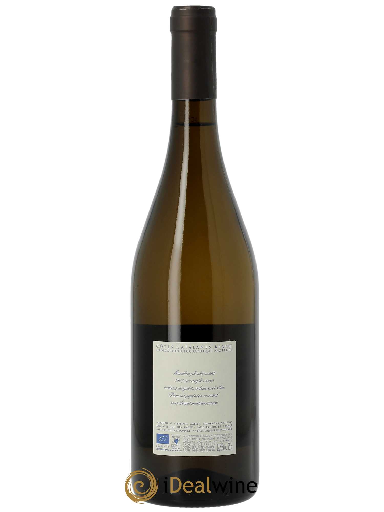 Côtes Catalanes Roc des Anges L'Oca Marjorie et Stéphane Gallet 2021 - Lot de 1 bouteille - 1