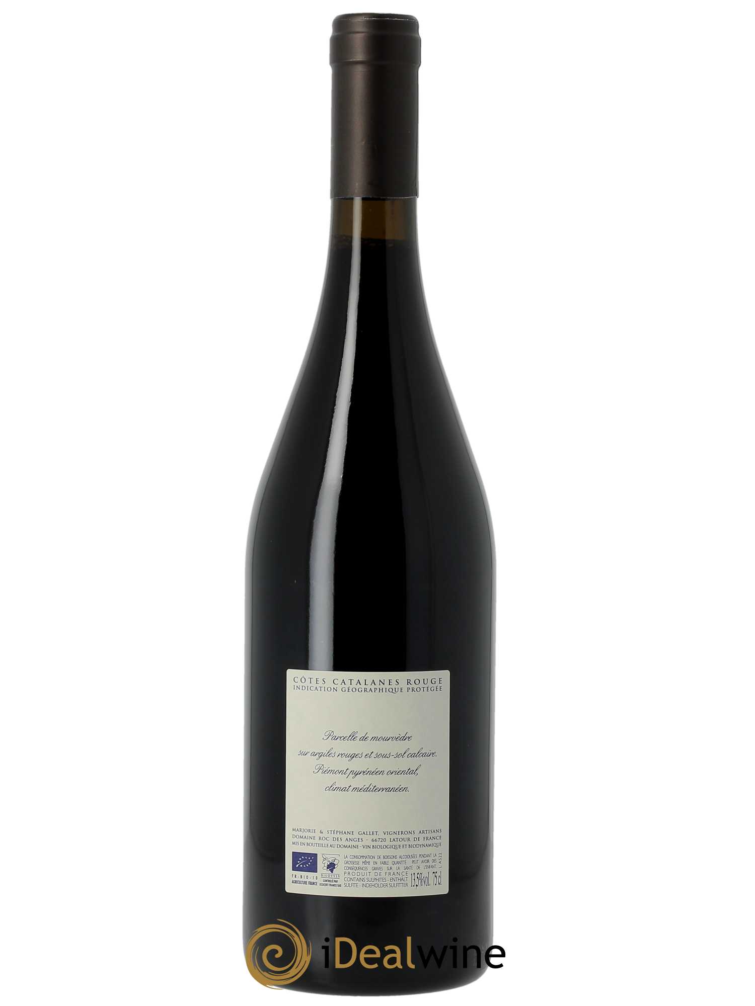 Côtes Catalanes Roc des Anges Astérolide Marjorie et Stéphane Gallet 2022 - Lot de 1 bouteille - 1