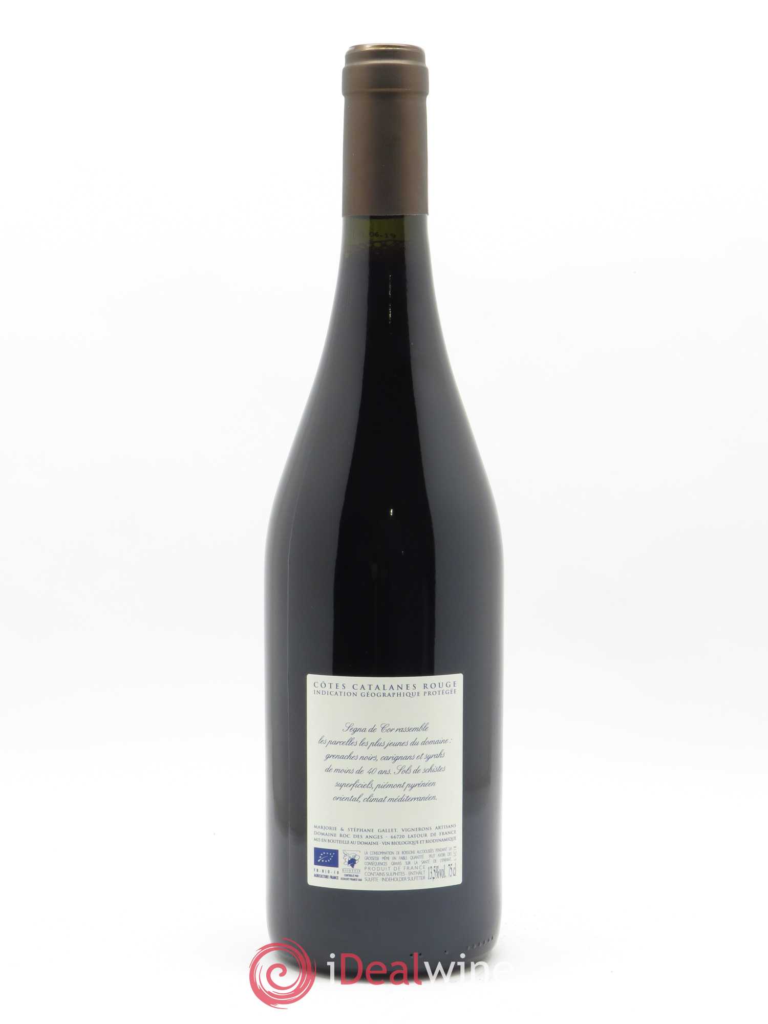 Côtes du Roussillon Roc des Anges Segna de Cor Marjorie et Stéphane Gallet 2018 - Lot de 1 bouteille - 1