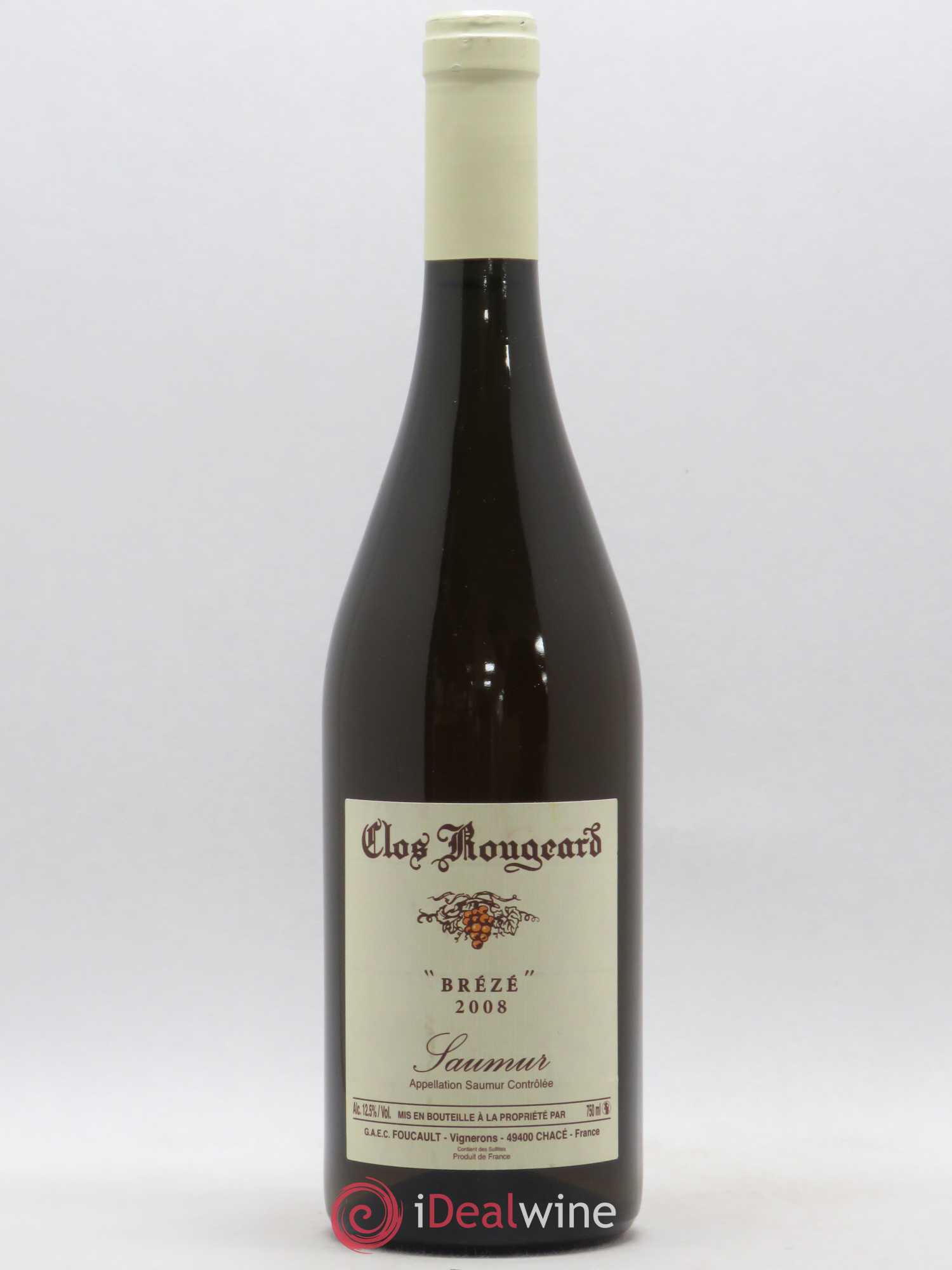 Saumur Brézé Clos Rougeard 2008 - Lot de 1 bouteille - 0