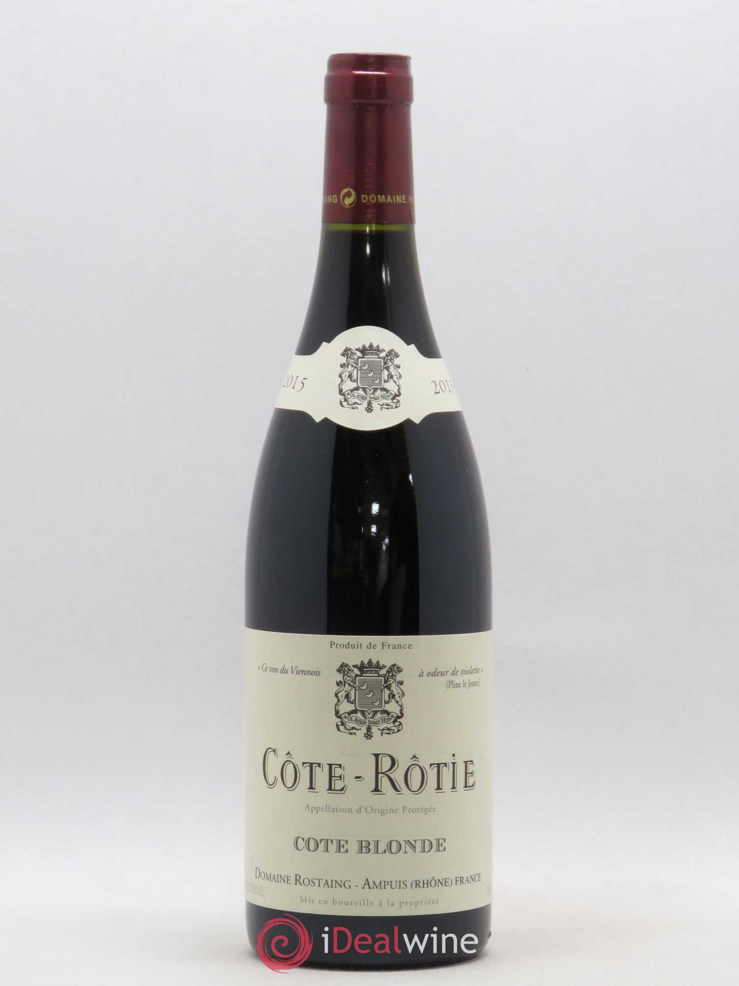 Côte-Rôtie Côte Blonde René Rostaing 2015 - Posten von 1 Flasche - 0