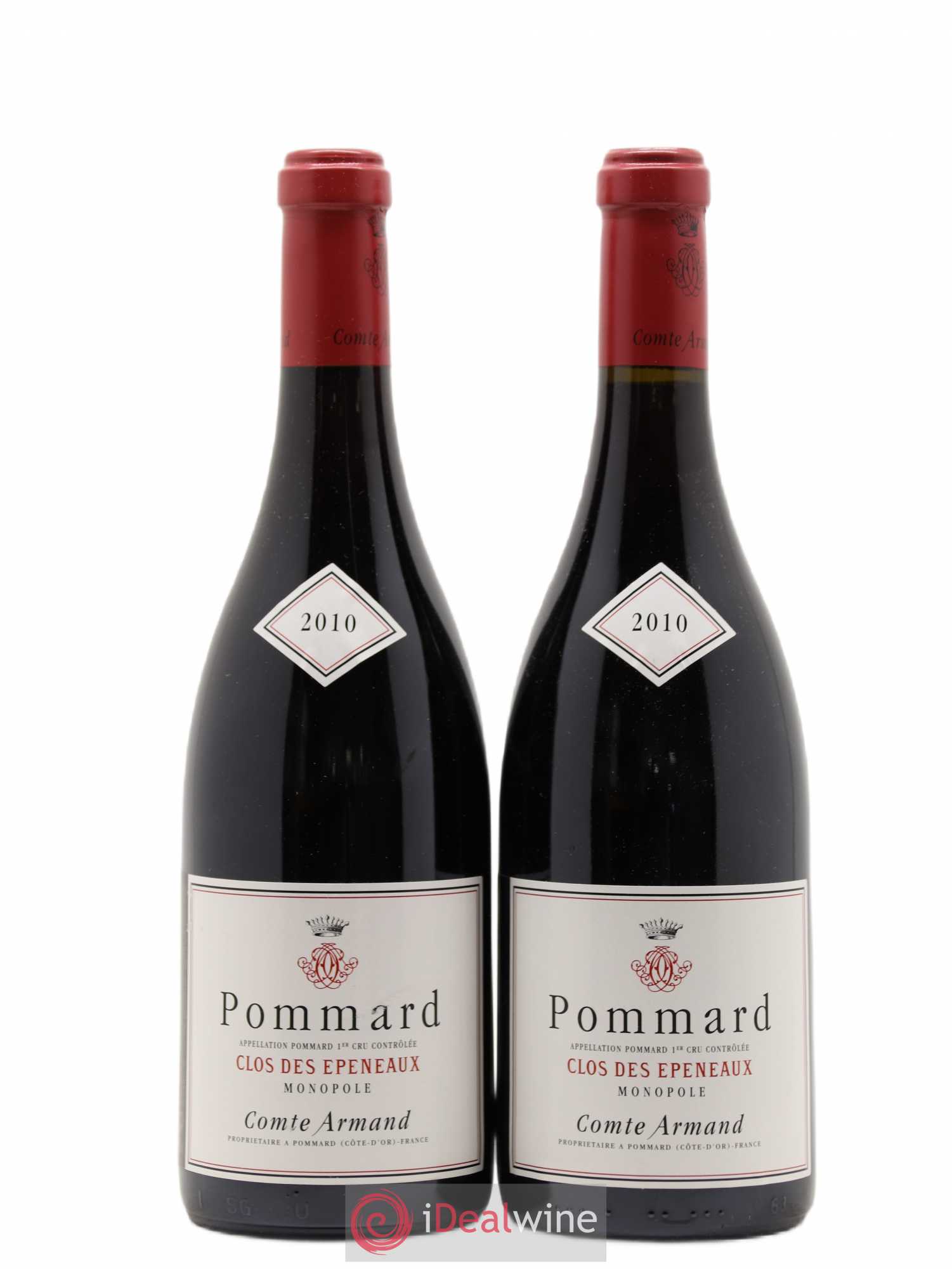 Pommard 1er Cru Clos des Epeneaux Comte Armand 2010 - Lot de 2 bouteilles - 0