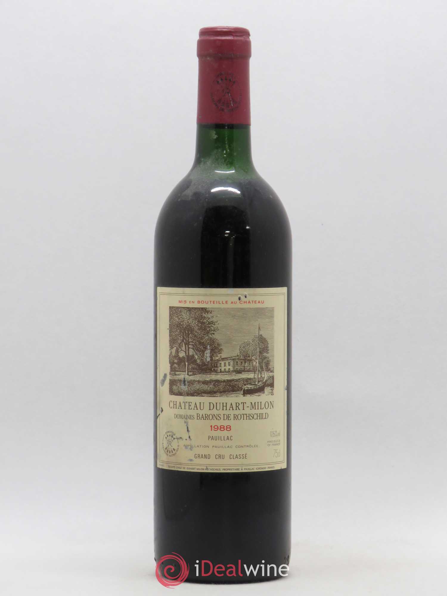 Château Duhart-Milon 4ème Grand Cru Classé 1988 - Lot de 1 bouteille - 0