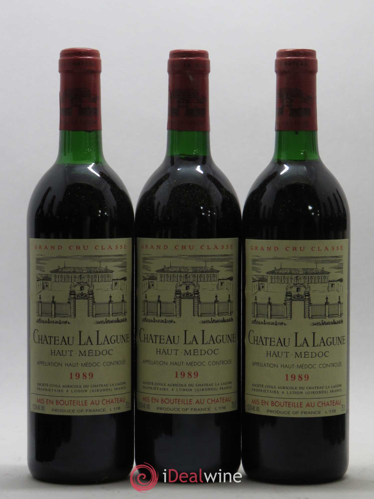 Château la Lagune 3ème Grand Cru Classé 1989 - Lot de 12 bouteilles - 1