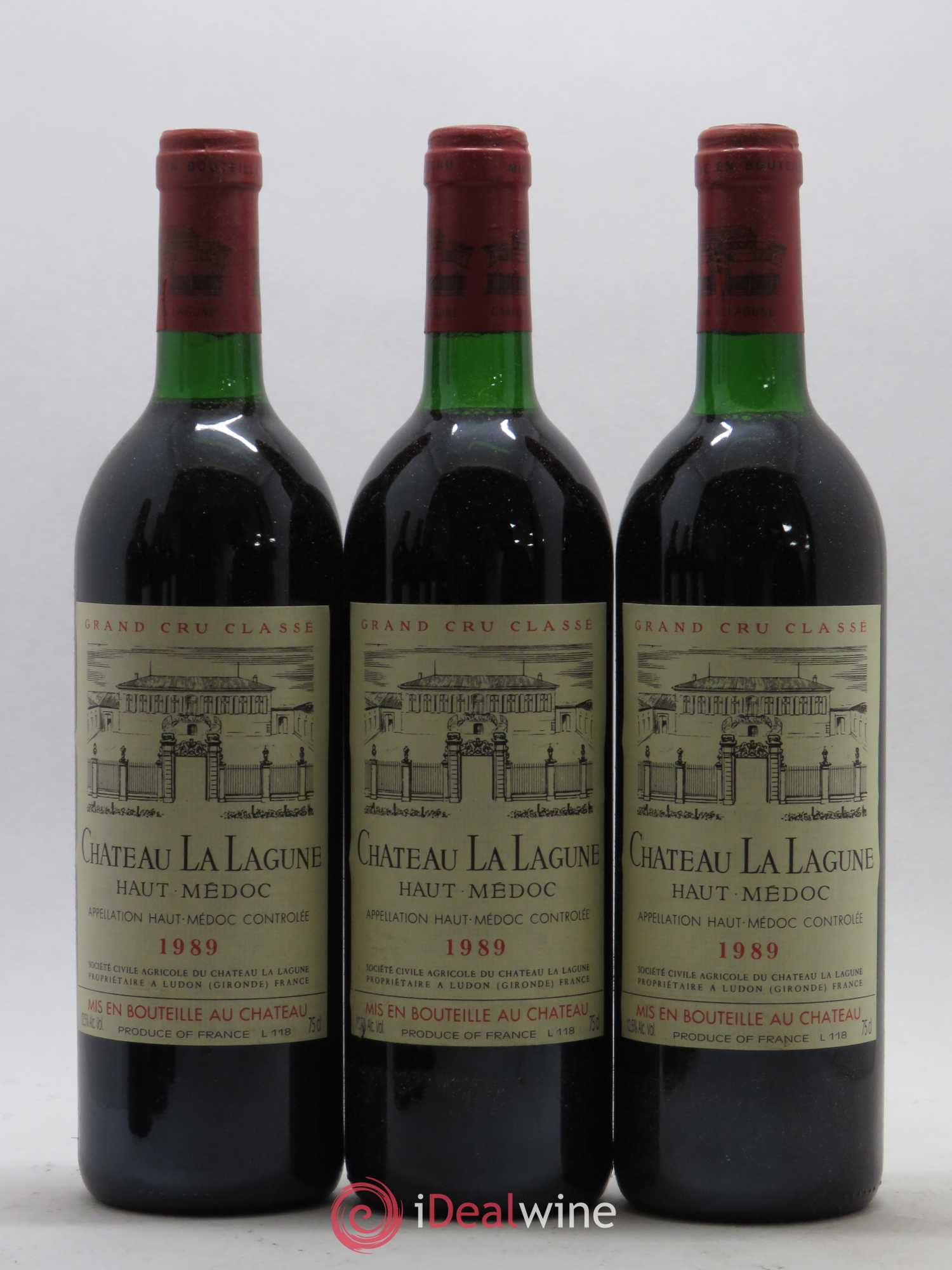 Château la Lagune 3ème Grand Cru Classé 1989 - Lot de 12 bouteilles - 3