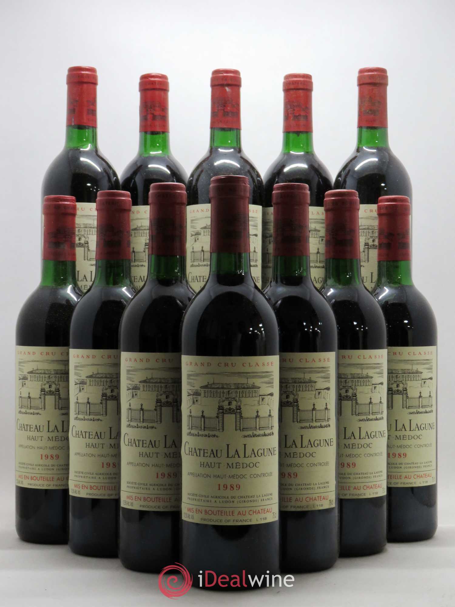 Château la Lagune 3ème Grand Cru Classé 1989 - Lot de 12 bouteilles - 0