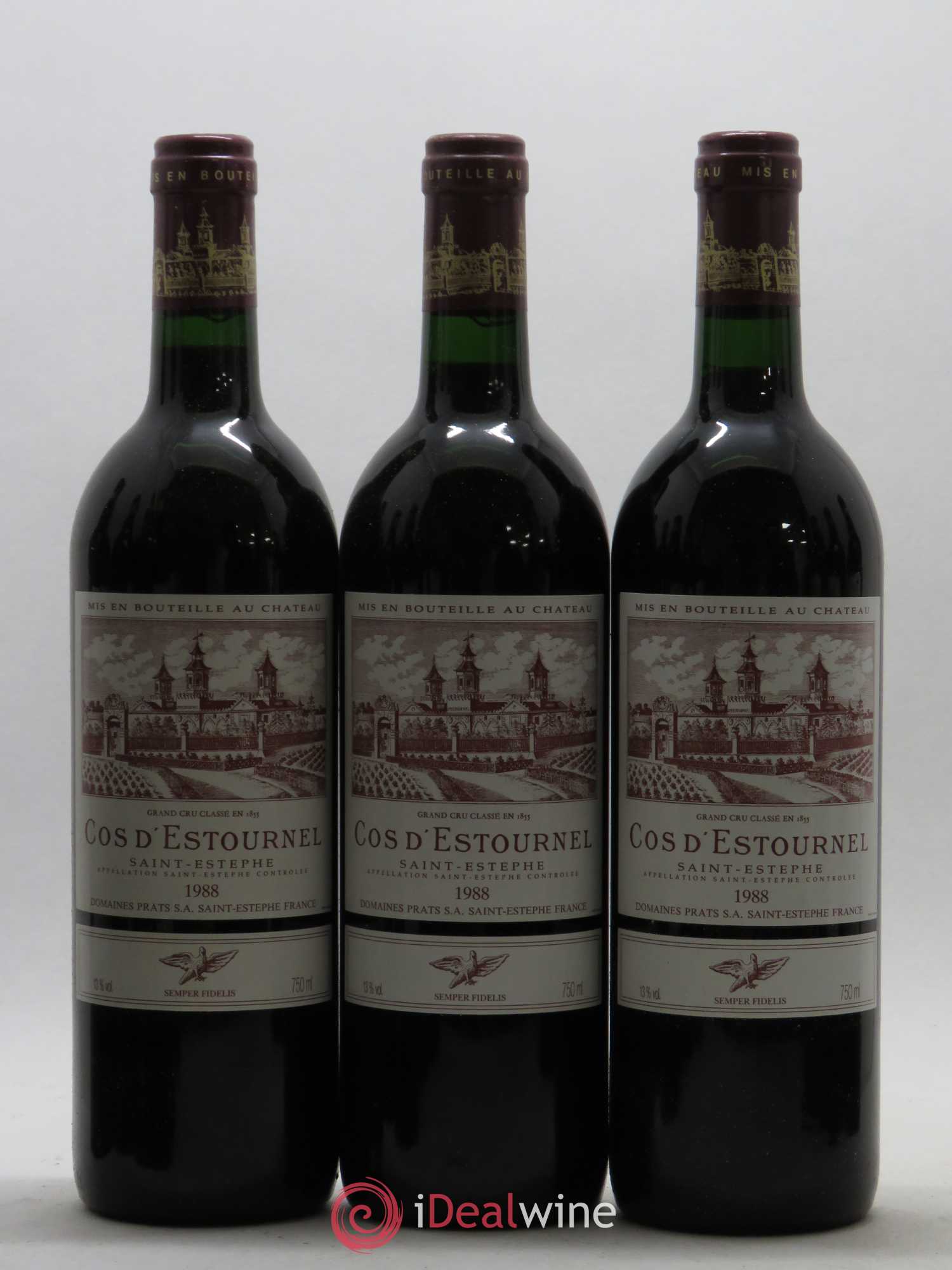 Cos d'Estournel 2ème Grand Cru Classé 1988 - Lot de 12 bouteilles - 1