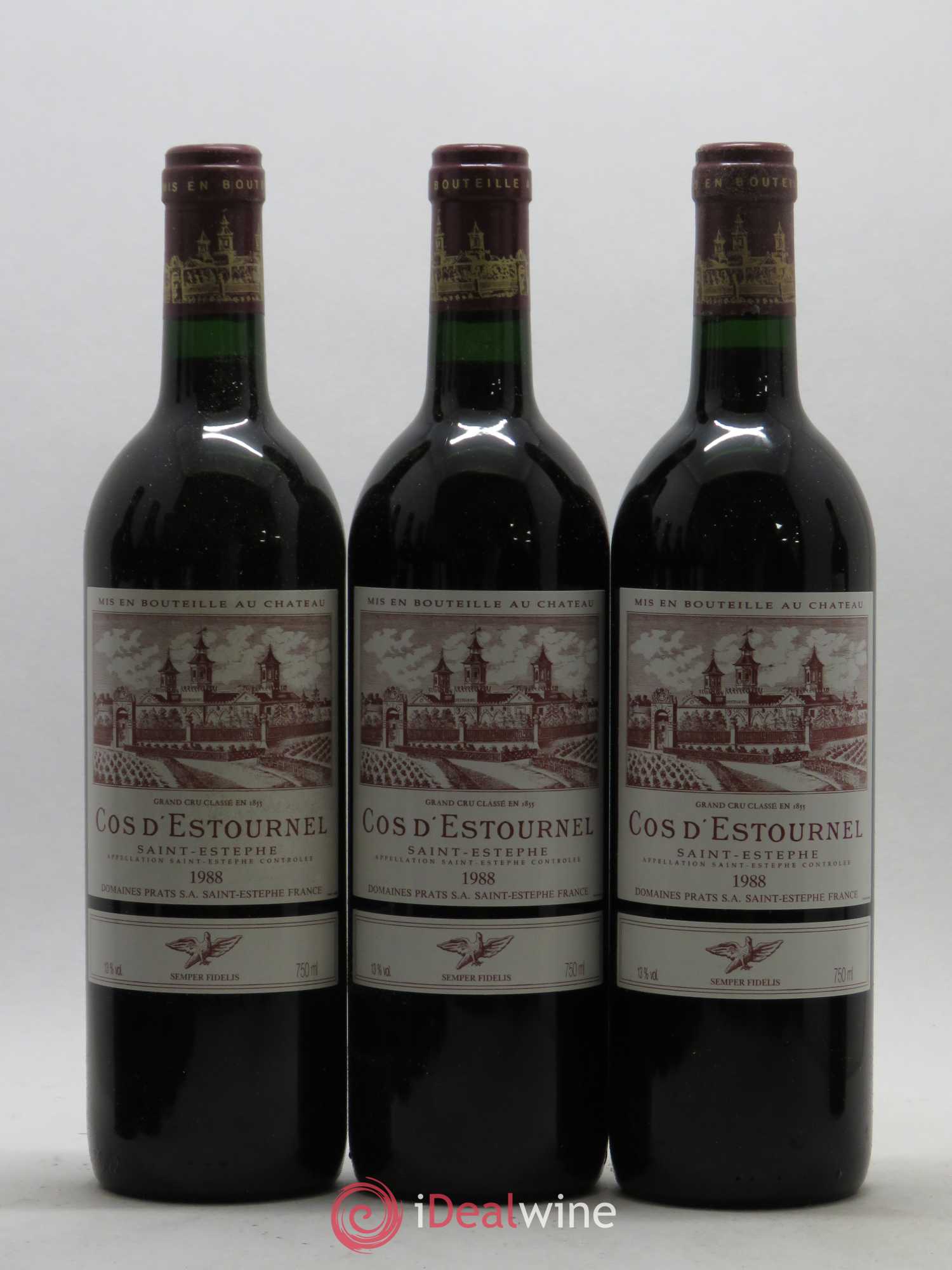 Cos d'Estournel 2ème Grand Cru Classé 1988 - Lot de 12 bouteilles - 2