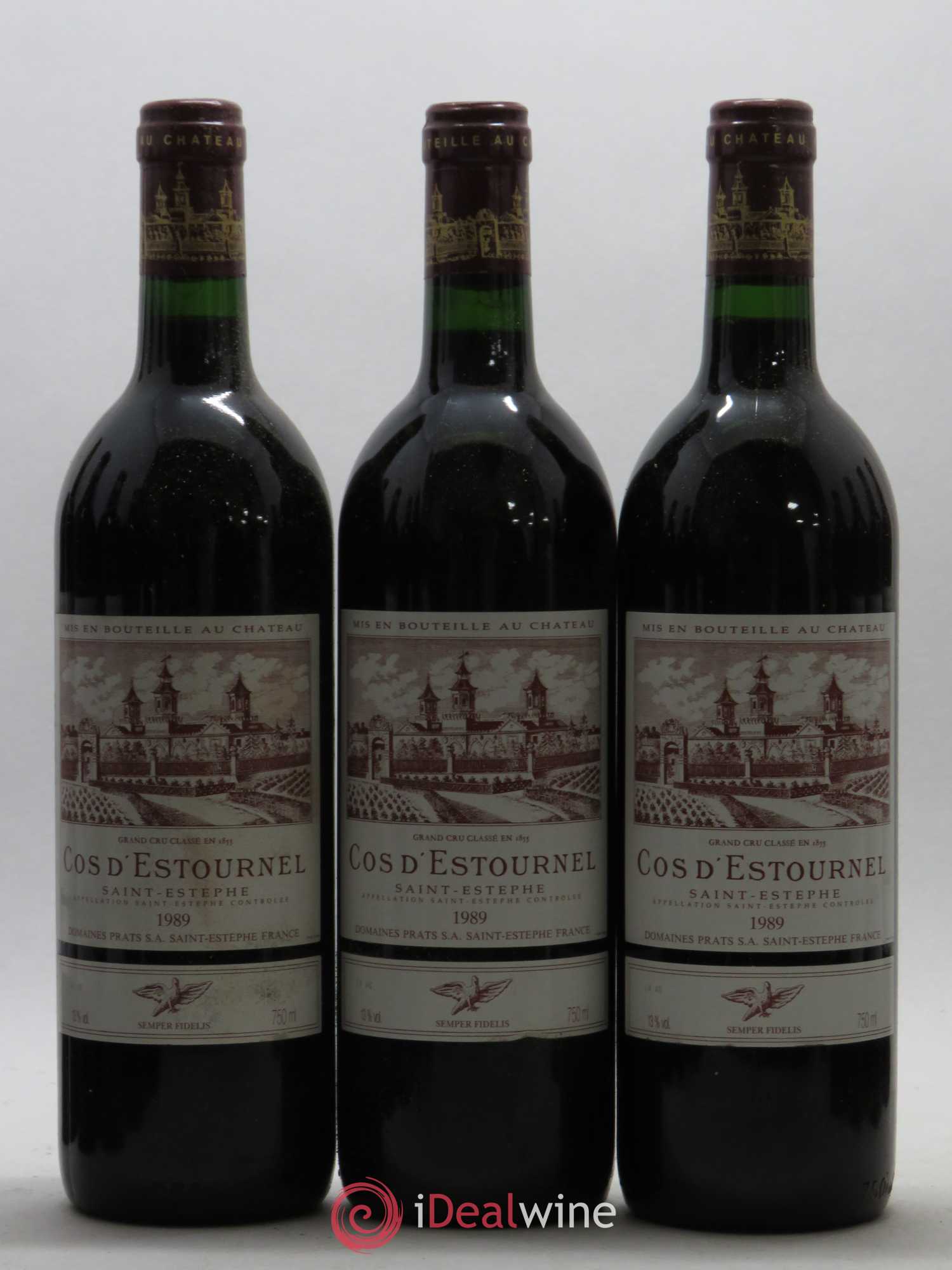Cos d'Estournel 2ème Grand Cru Classé 1989 - Lot de 12 bouteilles - 1