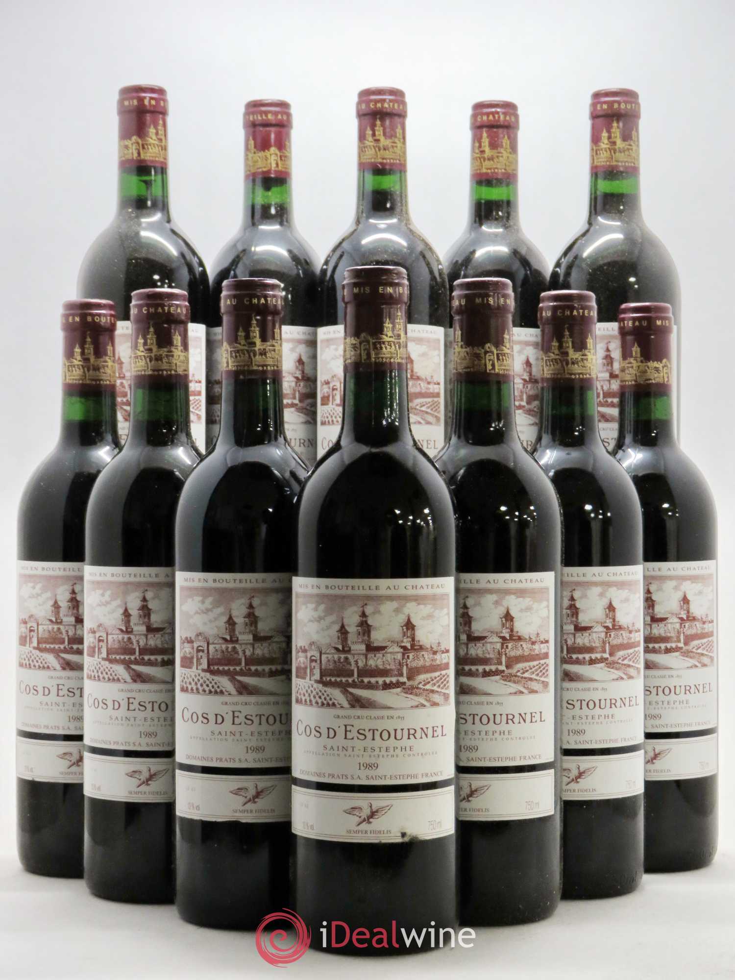 Cos d'Estournel 2ème Grand Cru Classé 1989 - Lot de 12 bouteilles - 0