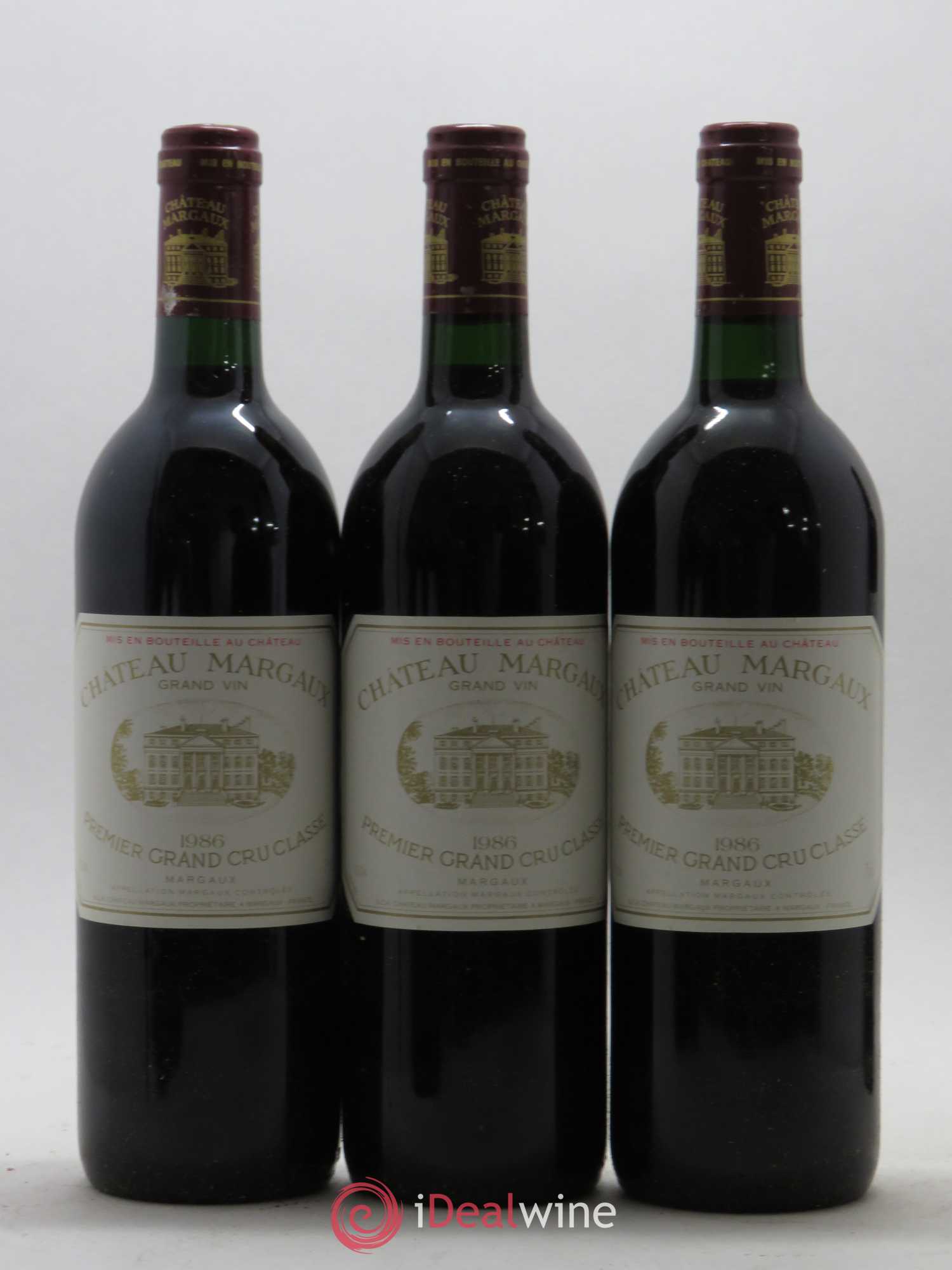 Château Margaux 1er Grand Cru Classé 1986 - Lot de 12 bouteilles - 3