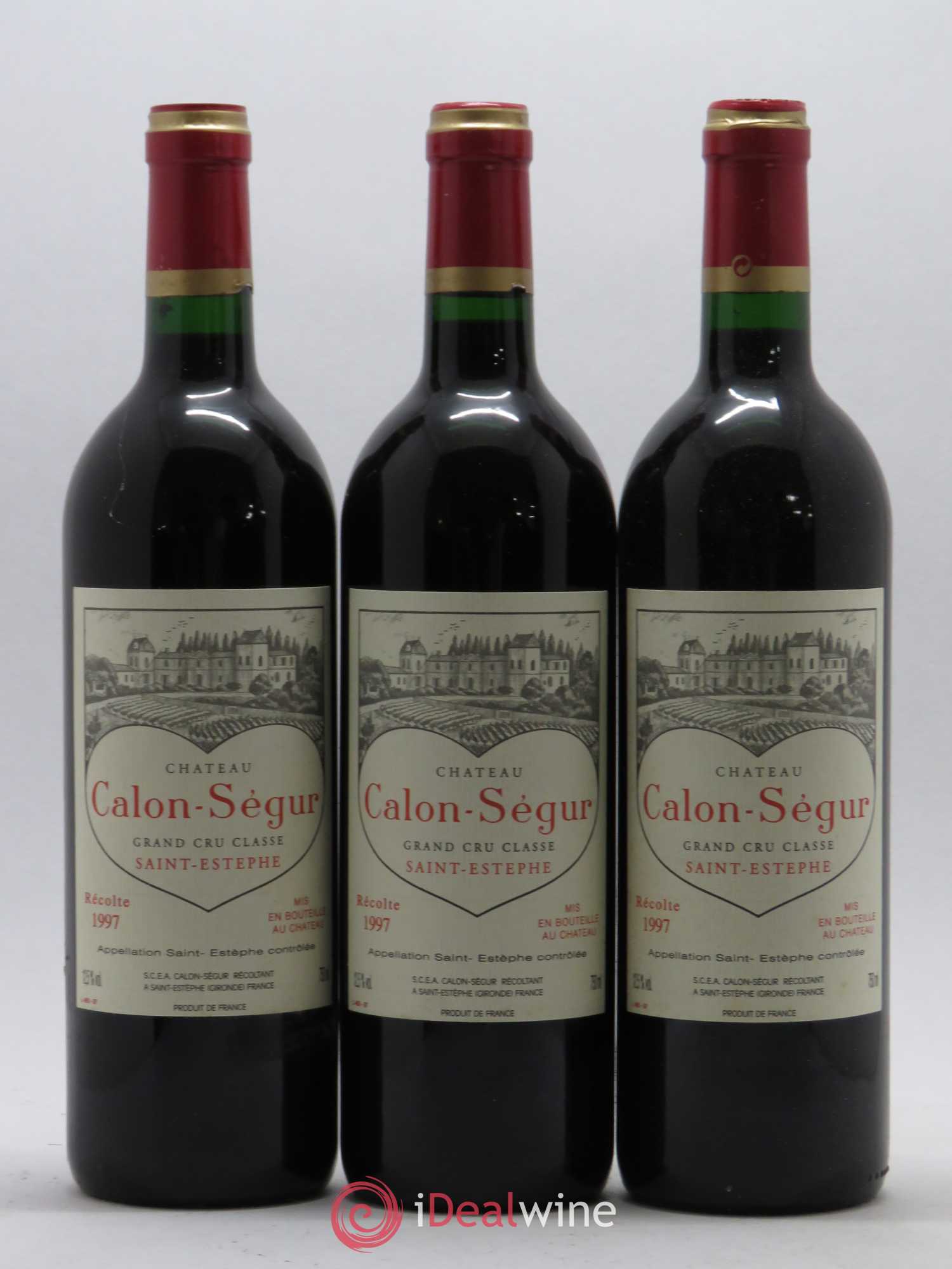 Château Calon Ségur 3ème Grand Cru Classé 1997 - Lot de 12 bouteilles - 4
