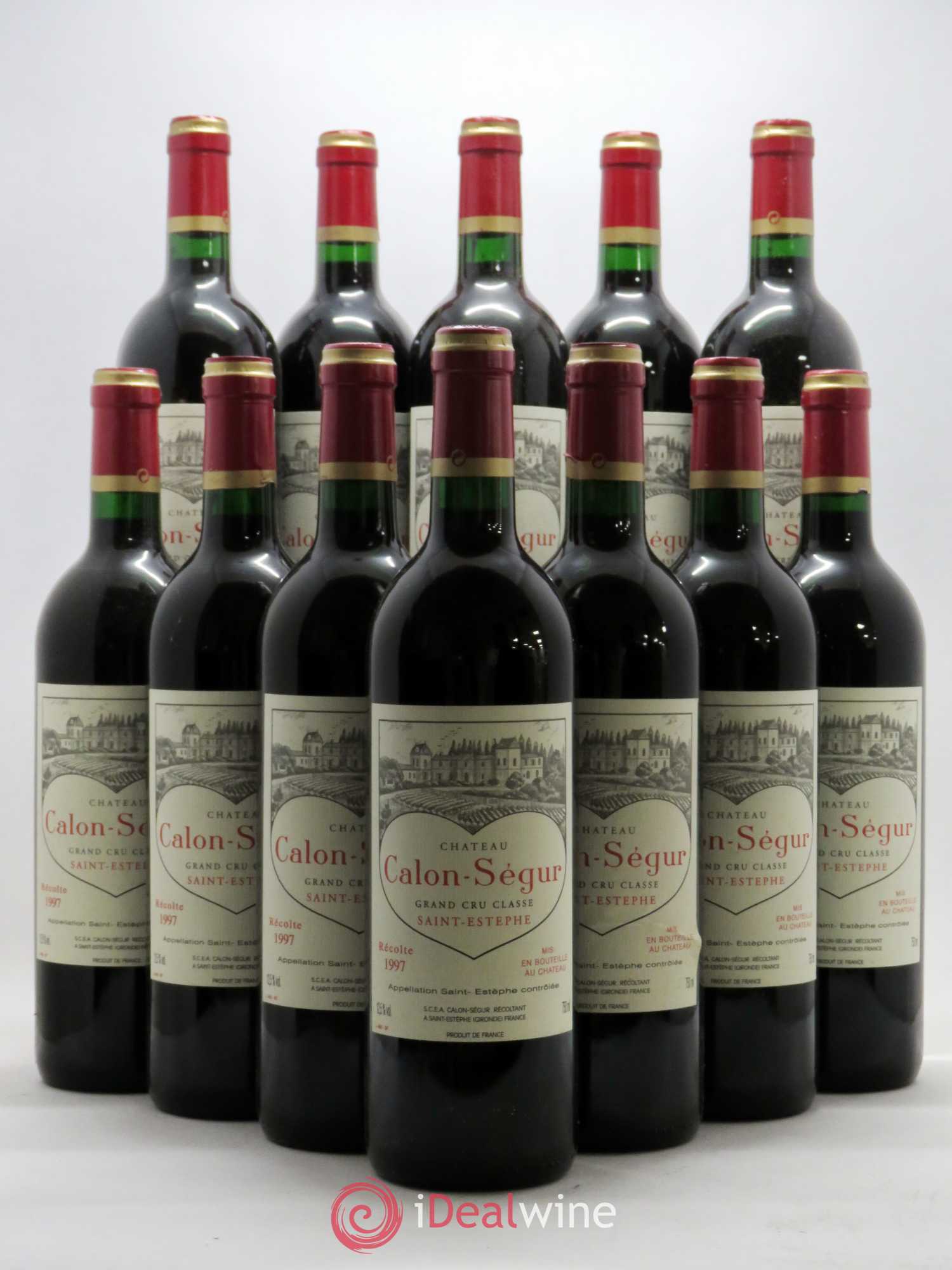Château Calon Ségur 3ème Grand Cru Classé 1997 - Lot de 12 bouteilles - 0