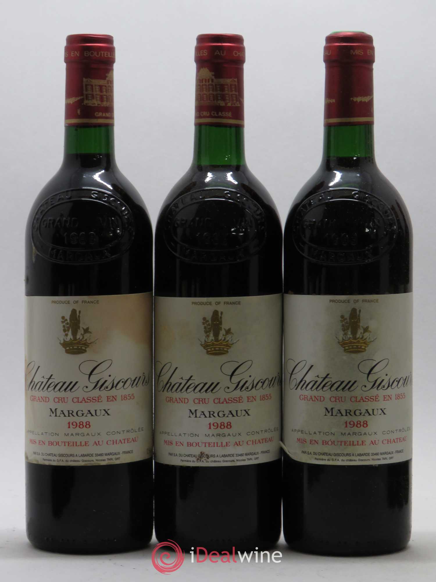 Château Giscours 3ème Grand Cru Classé 1988 - Lot de 12 bouteilles - 2