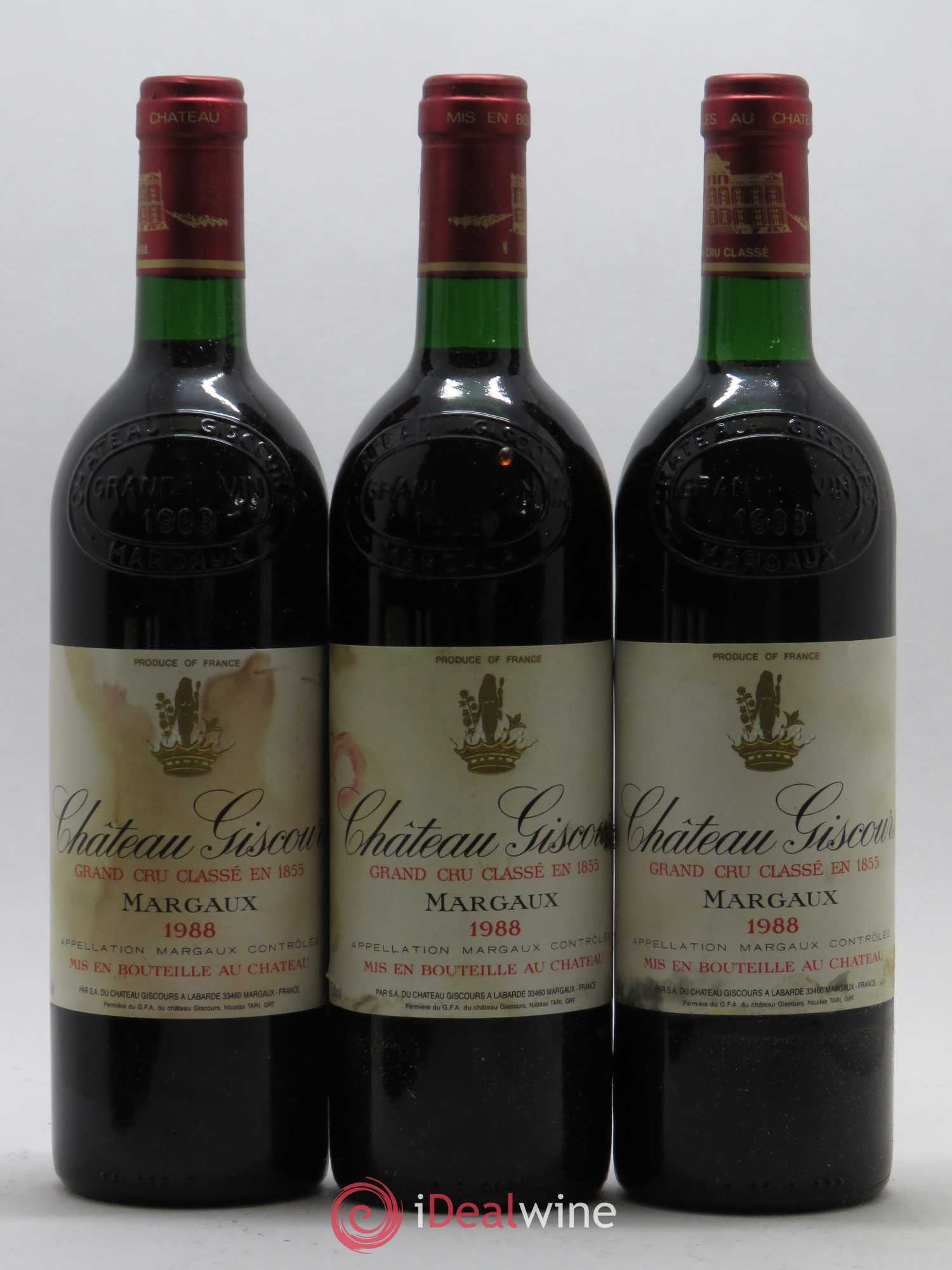 Château Giscours 3ème Grand Cru Classé 1988 - Lot de 12 bouteilles - 3