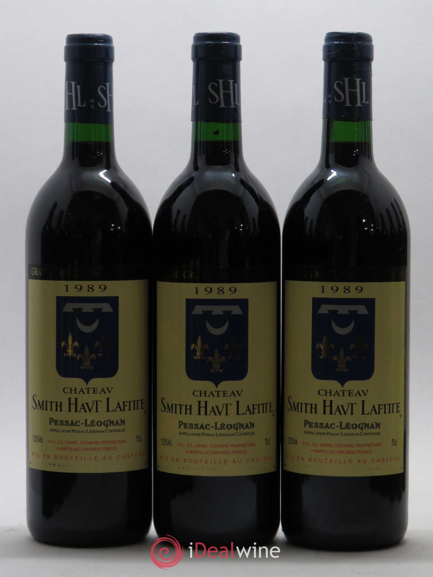Château Smith Haut Lafitte Cru Classé de Graves 1989 - Lot de 12 bouteilles - 1