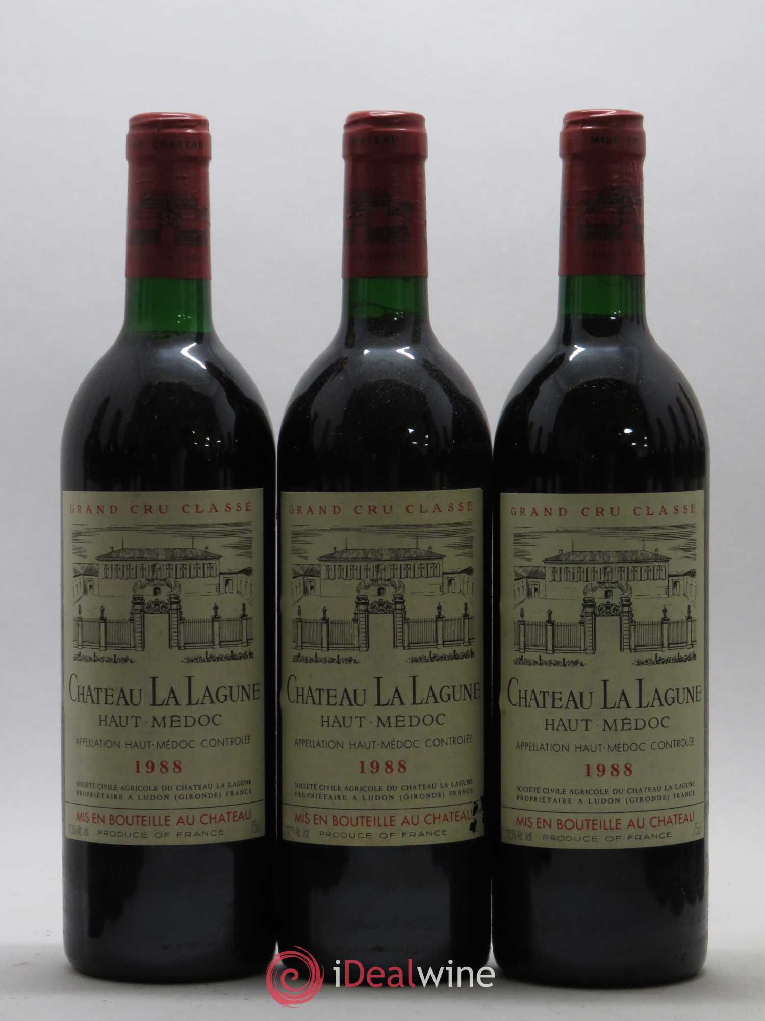 Château la Lagune 3ème Grand Cru Classé 1988 - Lot de 12 bouteilles - 1