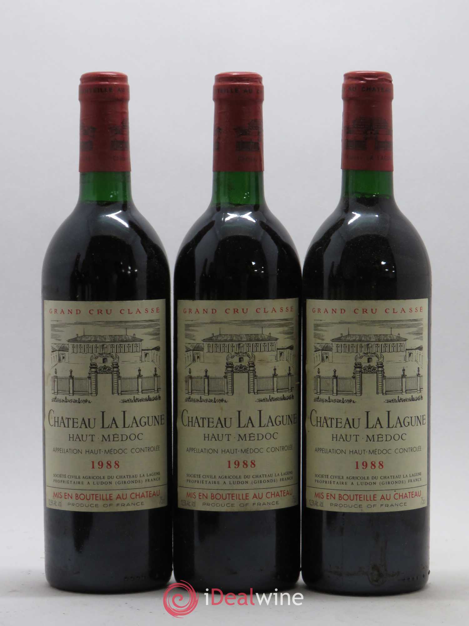 Château la Lagune 3ème Grand Cru Classé 1988 - Lot de 12 bouteilles - 3