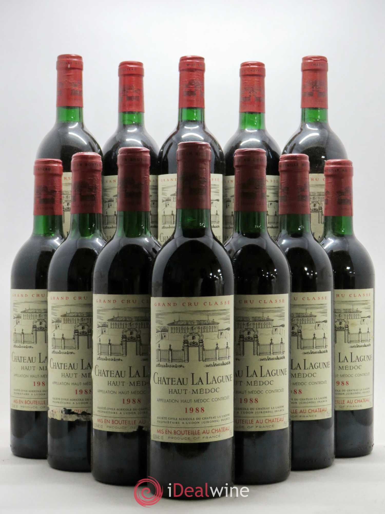 Château la Lagune 3ème Grand Cru Classé 1988 - Lot de 12 bouteilles - 0
