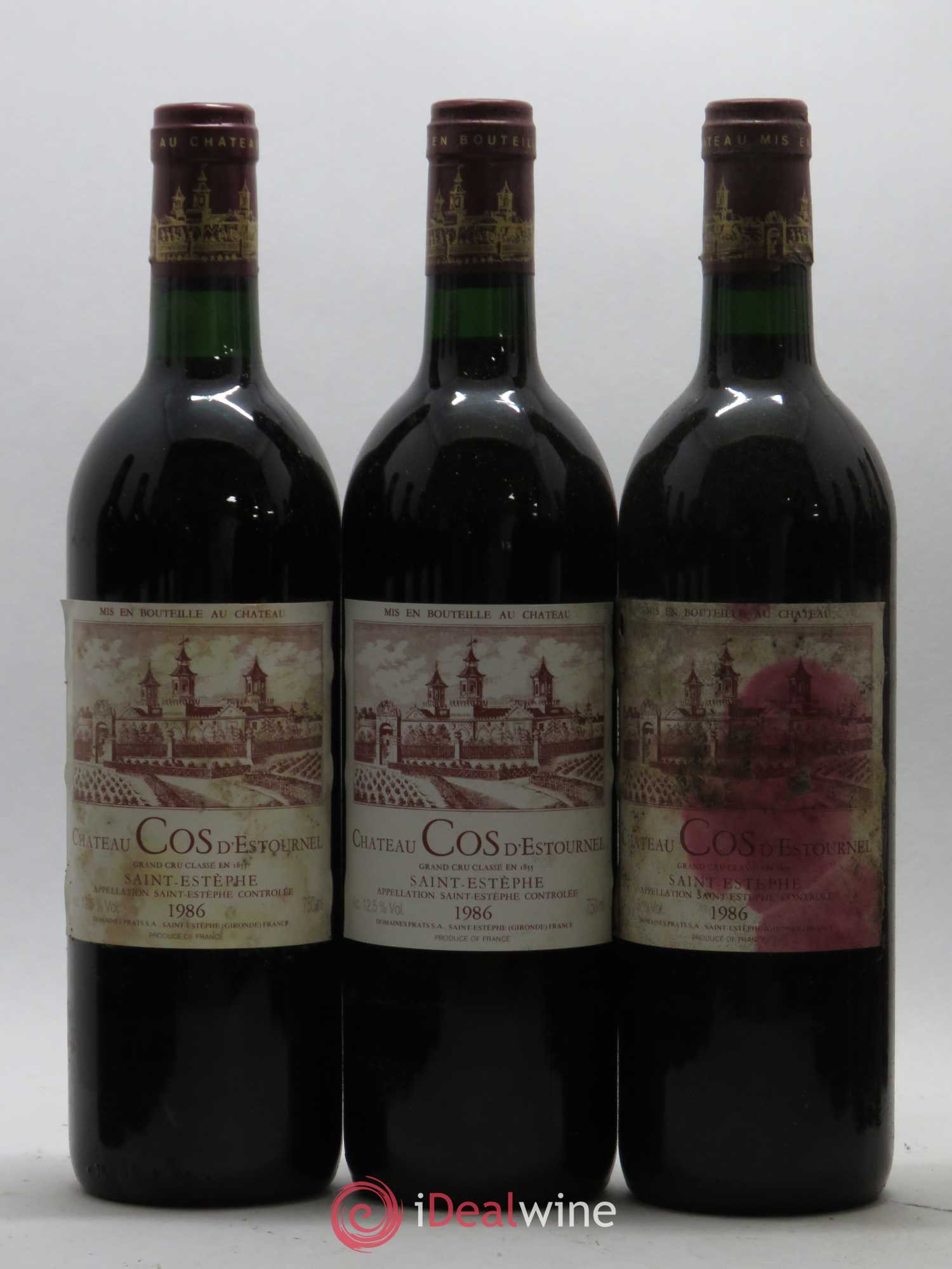 Cos d'Estournel 2ème Grand Cru Classé 1986 - Lot de 12 bouteilles - 1