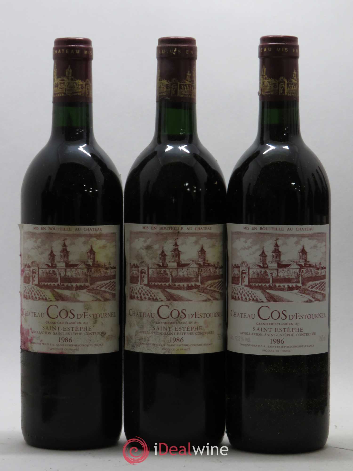 Cos d'Estournel 2ème Grand Cru Classé 1986 - Lot de 12 bouteilles - 2