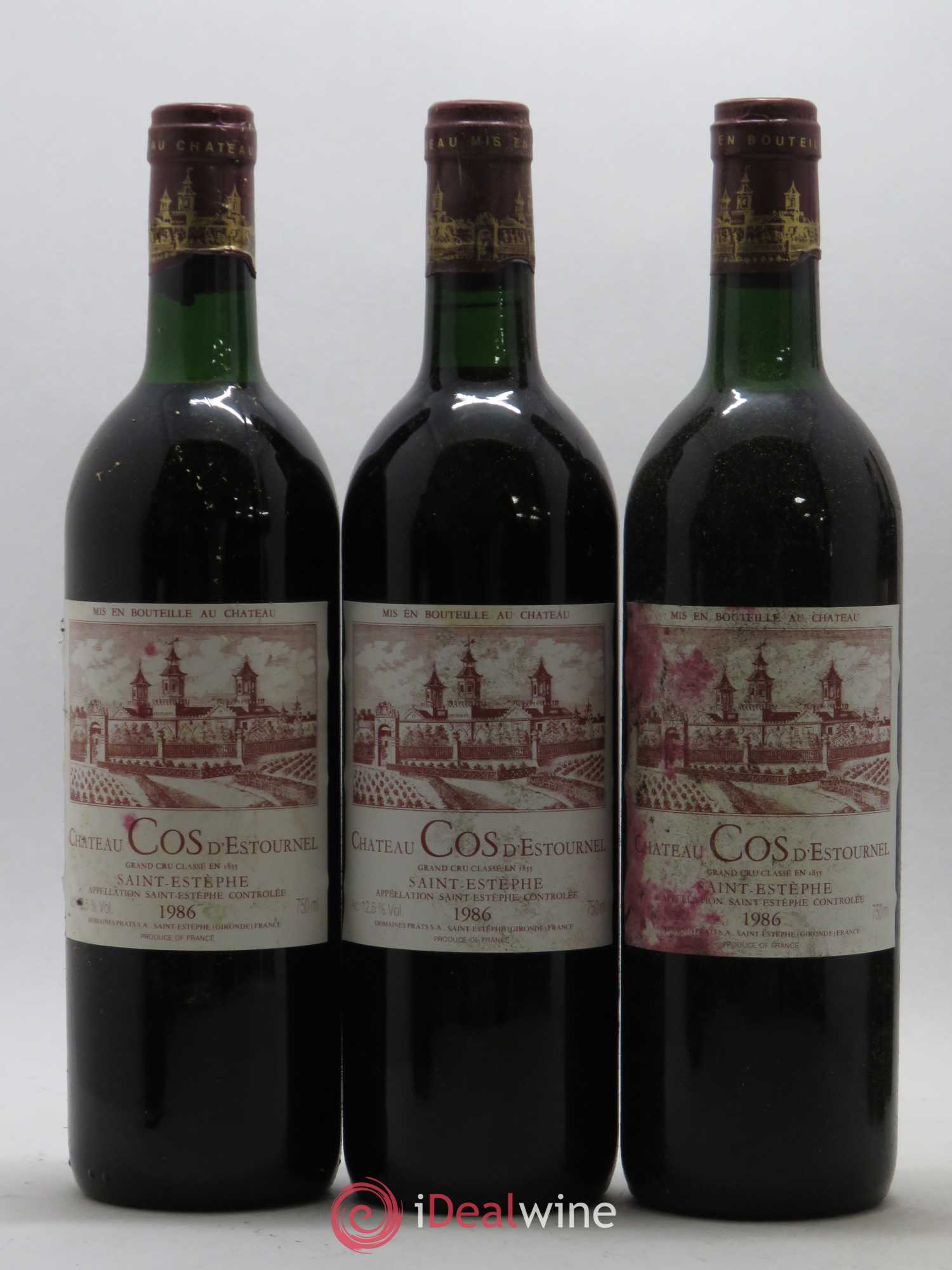 Cos d'Estournel 2ème Grand Cru Classé 1986 - Lot de 12 bouteilles - 3