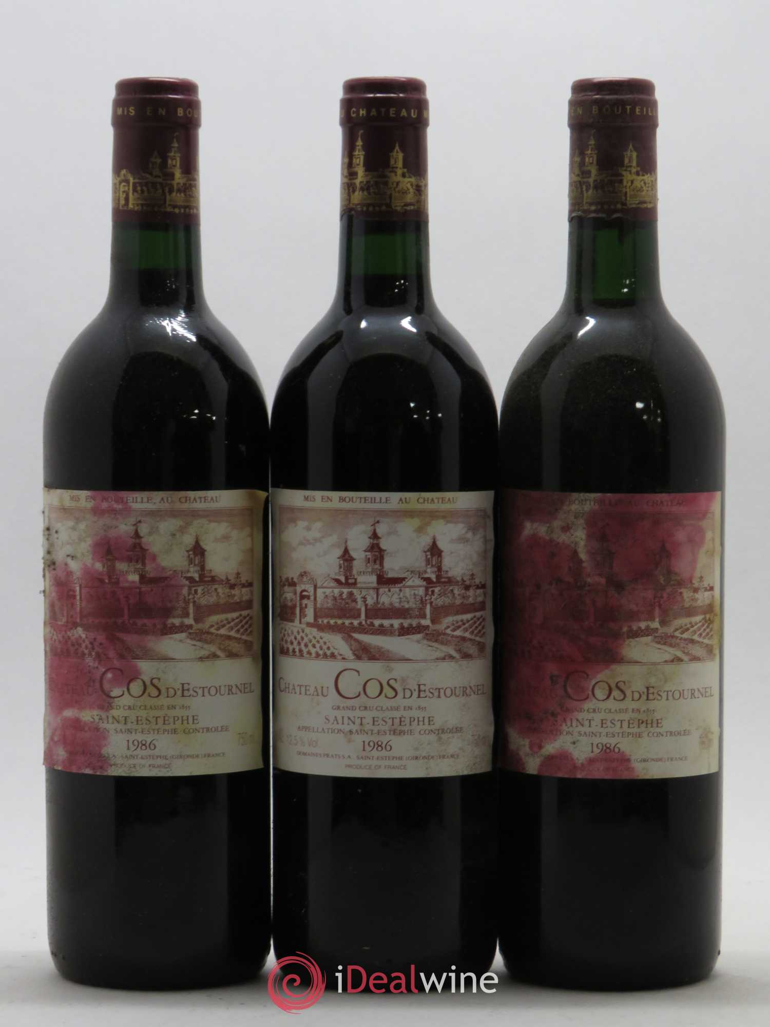 Cos d'Estournel 2ème Grand Cru Classé 1986 - Lot de 12 bouteilles - 4