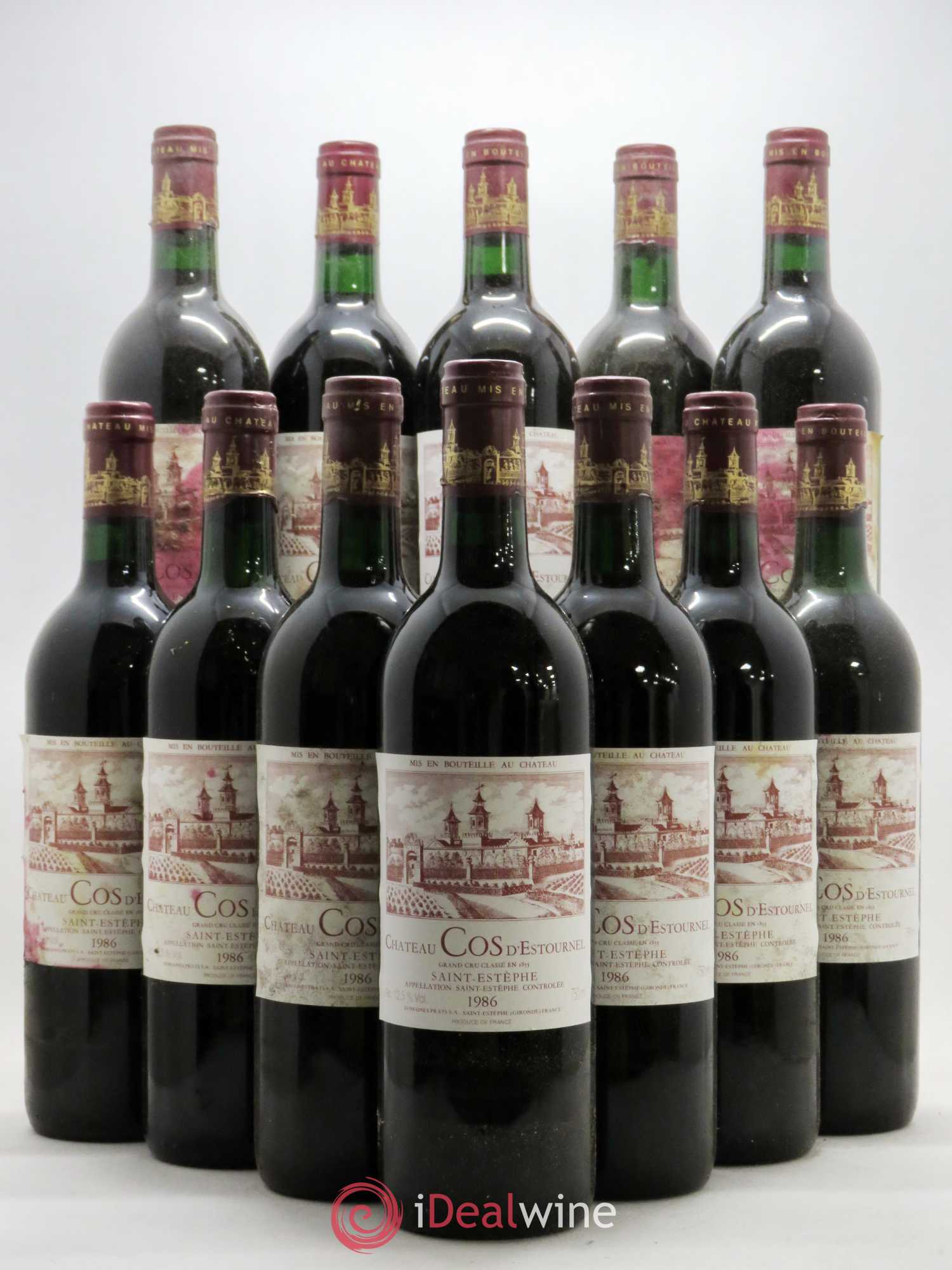 Cos d'Estournel 2ème Grand Cru Classé 1986 - Lot de 12 bouteilles - 0