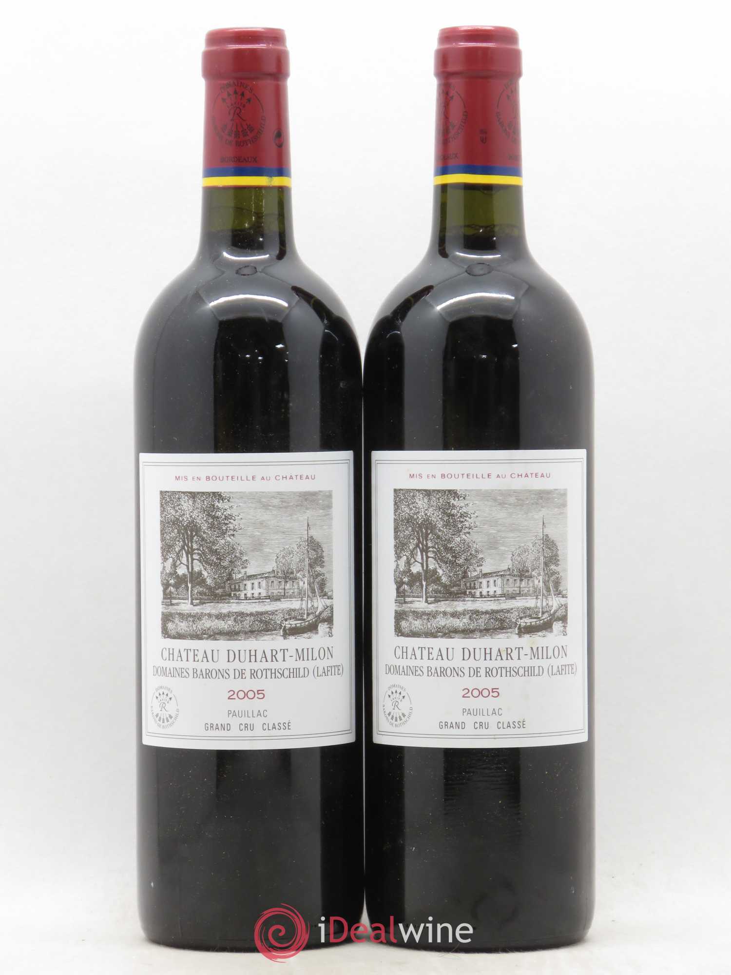 Château Duhart-Milon 4ème Grand Cru Classé 2005 - Lot de 2 bouteilles - 0