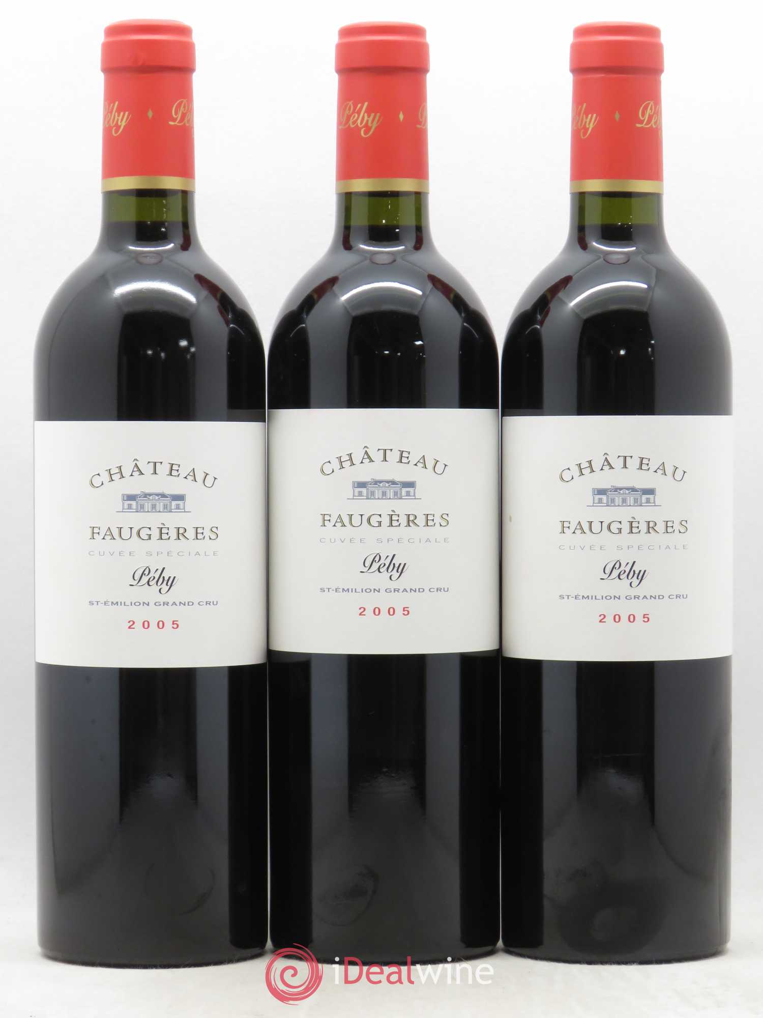 Château Péby Faugères Grand Cru Classé 2005 - Lot de 6 bouteilles - 1