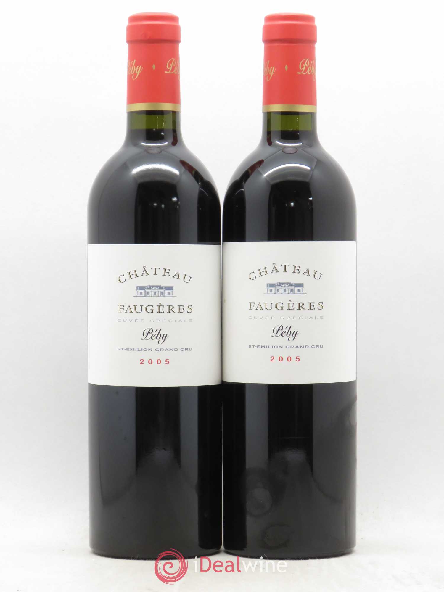 Château Péby Faugères Grand Cru Classé 2005 - Lot de 2 bouteilles - 0