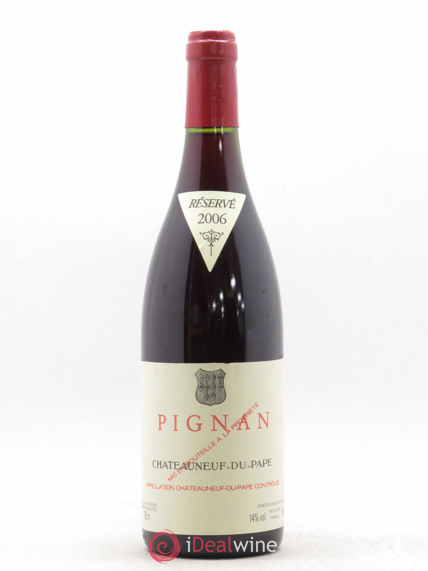 Châteauneuf-du-Pape Pignan Emmanuel Reynaud 2006 - Lot de 1 bouteille - 0