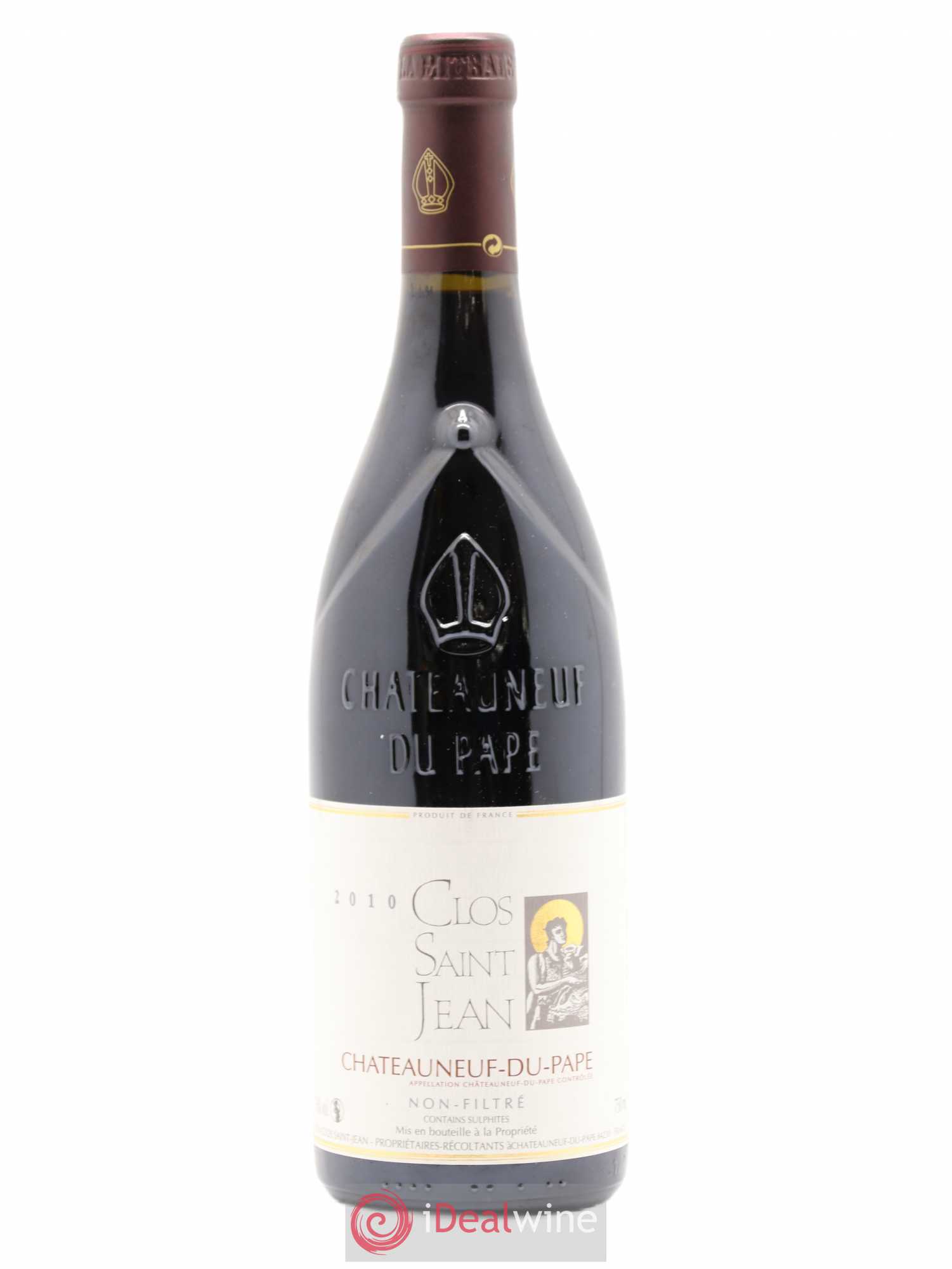 Châteauneuf-du-Pape Clos Saint-Jean Pascal et Vincent Maurel 2010 - Lot de 1 bouteille - 0