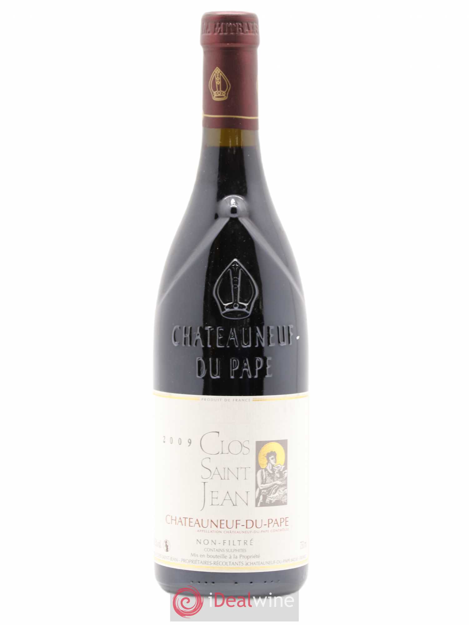 Châteauneuf-du-Pape Clos Saint-Jean Pascal et Vincent Maurel 2009 - Lot de 1 bouteille - 0