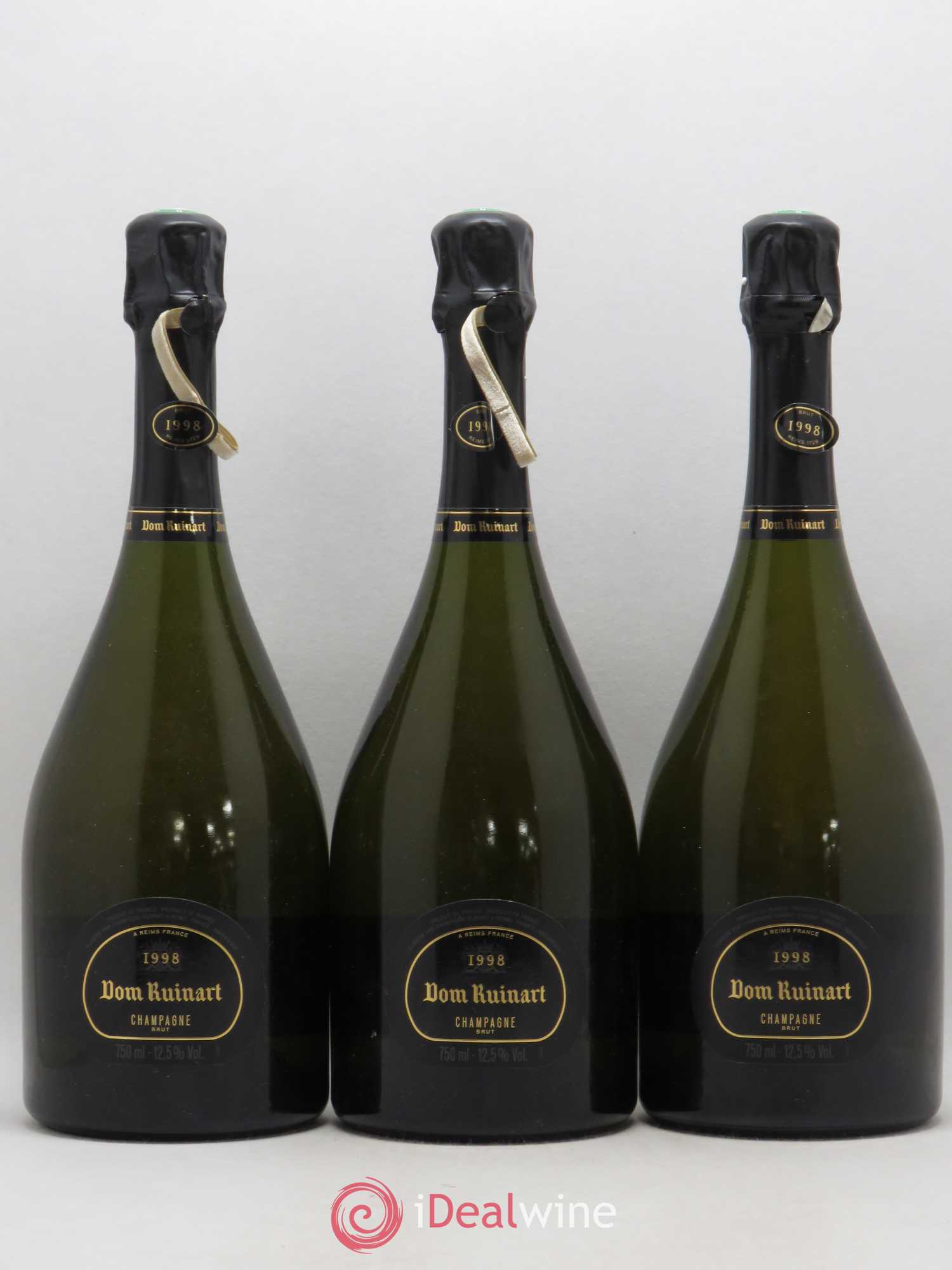 Dom Ruinart Brut Ruinart 1998 - Lot de 3 bouteilles - 0