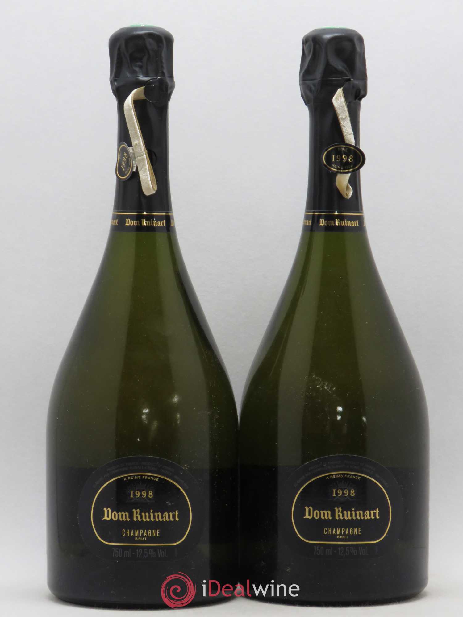 Dom Ruinart Brut Ruinart 1998 - Lot de 2 bouteilles - 0