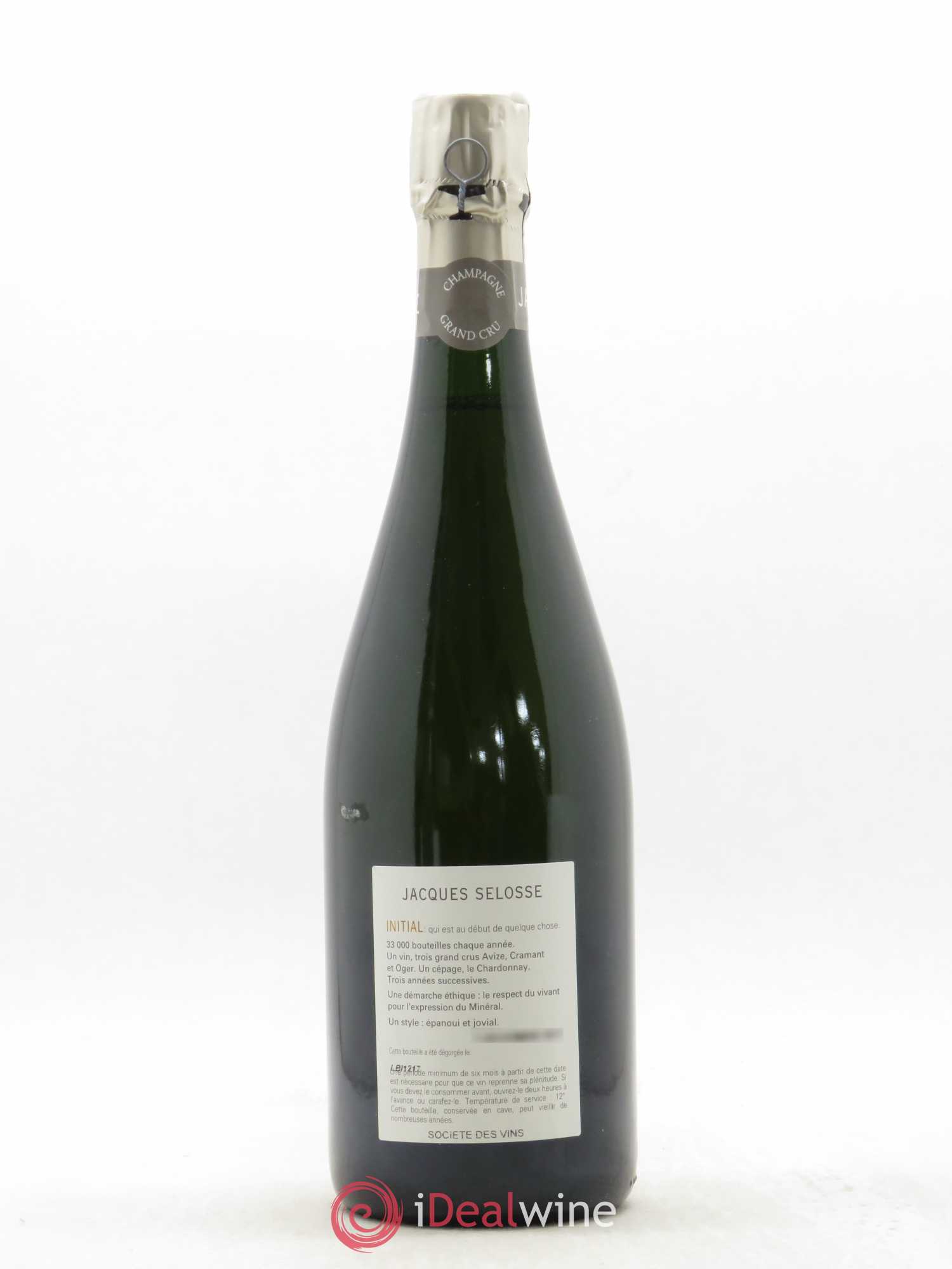 Initial Brut Jacques Selosse - Lot de 1 bouteille - 1