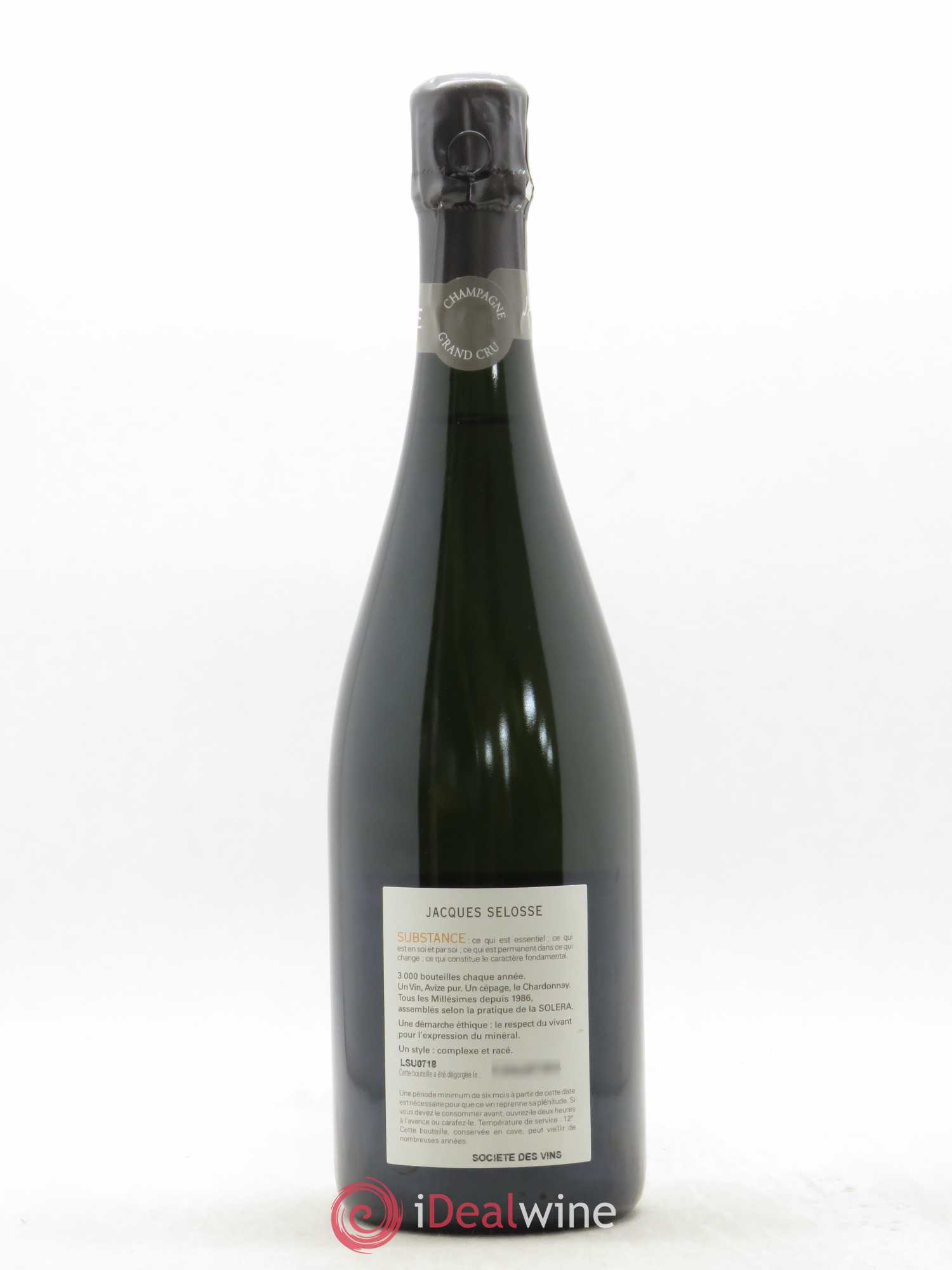 Substance Jacques Selosse - Lot de 1 bouteille - 1