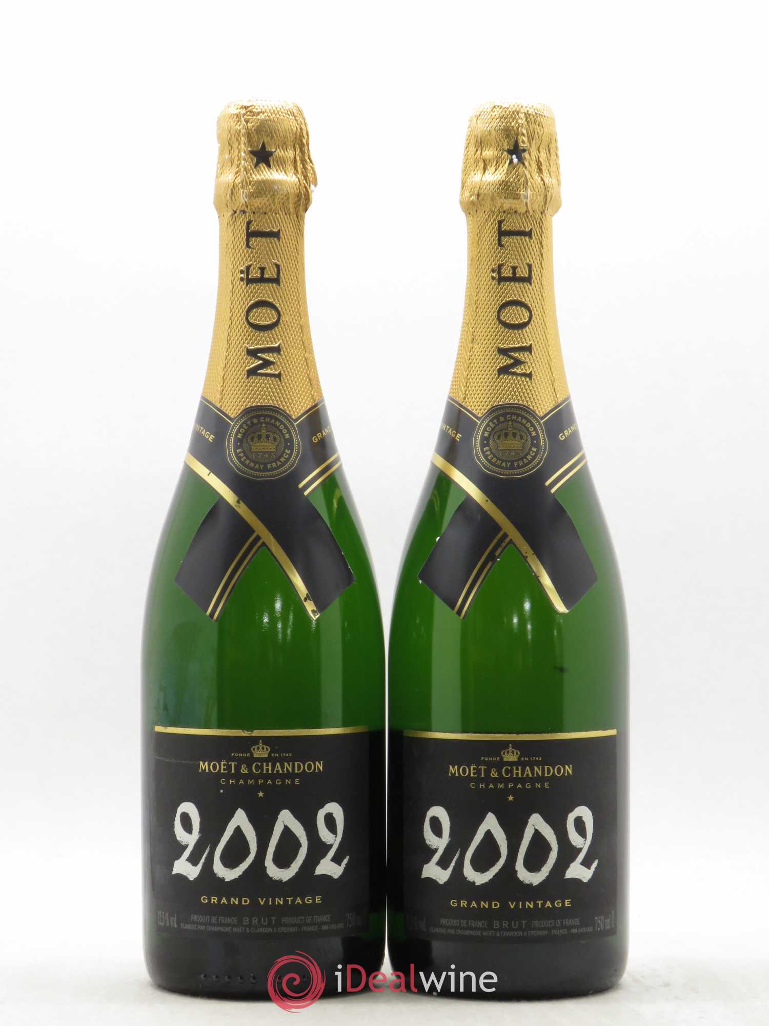 Grand Vintage Moët et Chandon 2002 - Lot de 2 bouteilles - 0