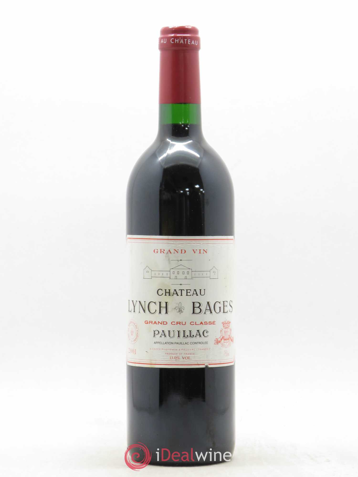 Château Lynch Bages 5ème Grand Cru Classé 2001 - Lot de 1 bouteille - 0