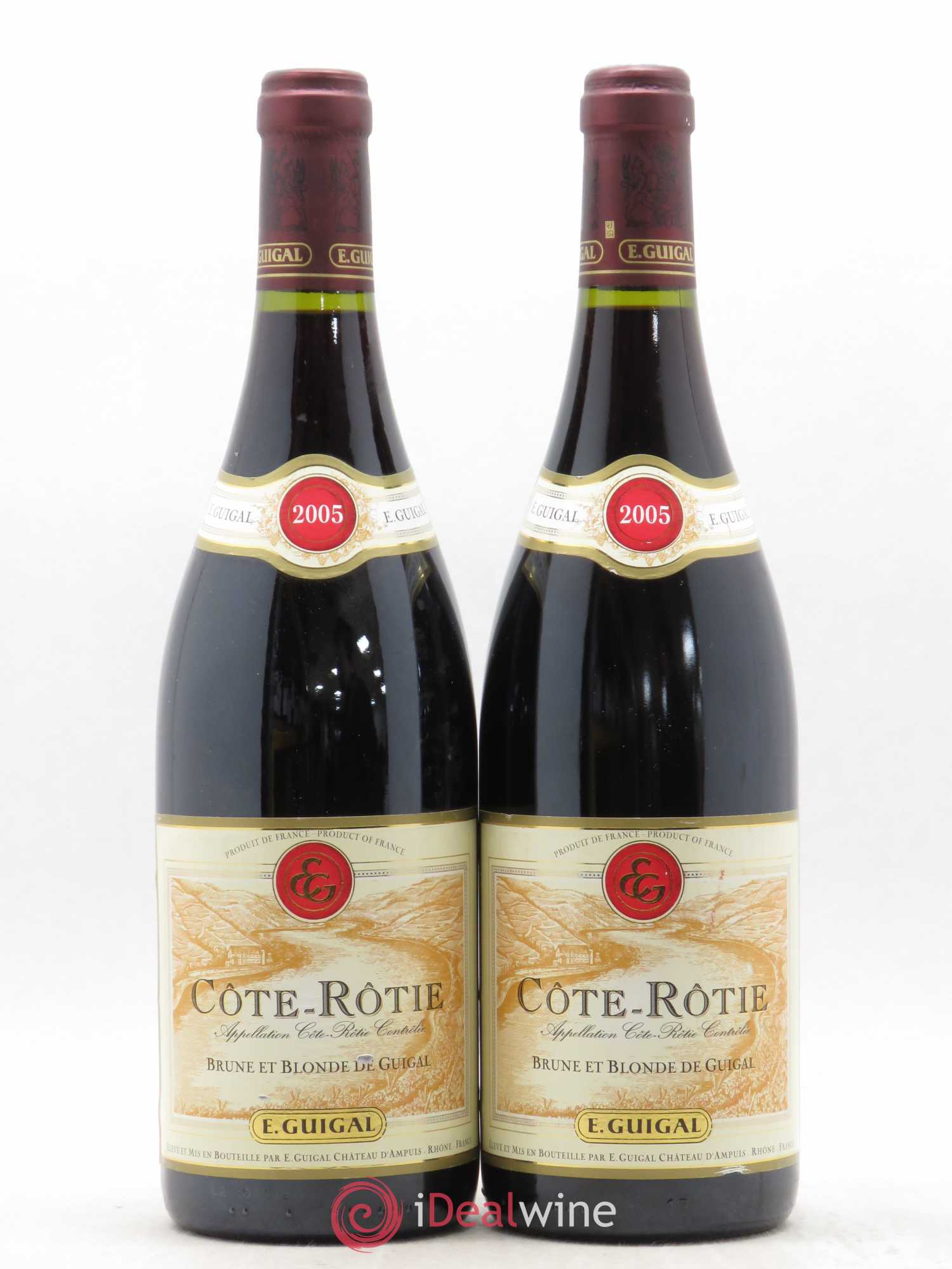 Côte-Rôtie Côtes Brune et Blonde Guigal 2005 - Lot de 2 bouteilles - 0