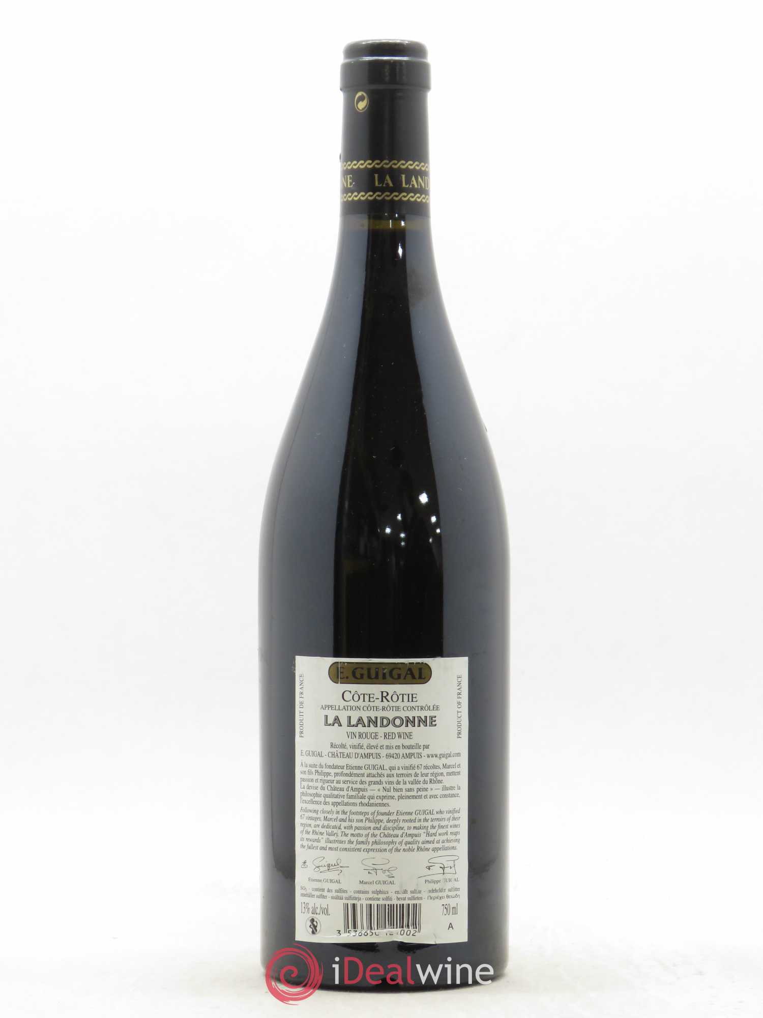 Côte-Rôtie La Landonne Guigal 2008 - Lot de 1 bouteille - 1
