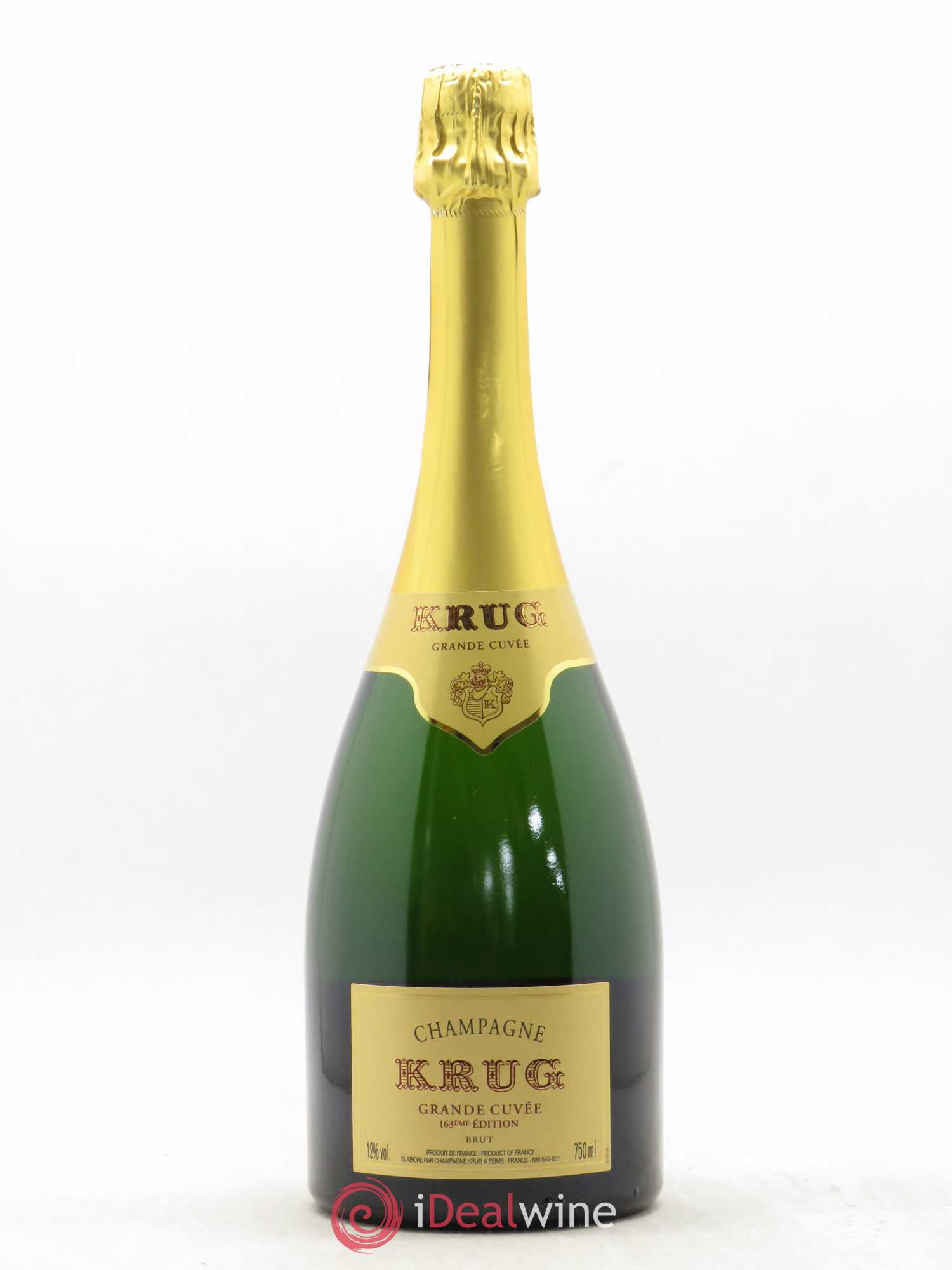 Grande Cuvée Brut Krug 163ème édition - Lot de 1 bouteille - 0