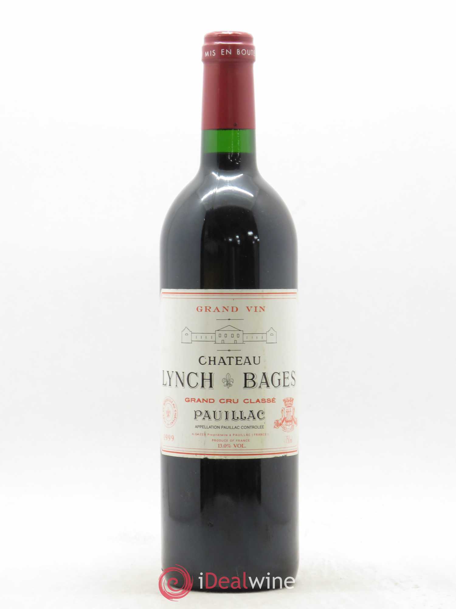 Château Lynch Bages 5ème Grand Cru Classé 1999 - Lot de 1 bouteille - 0