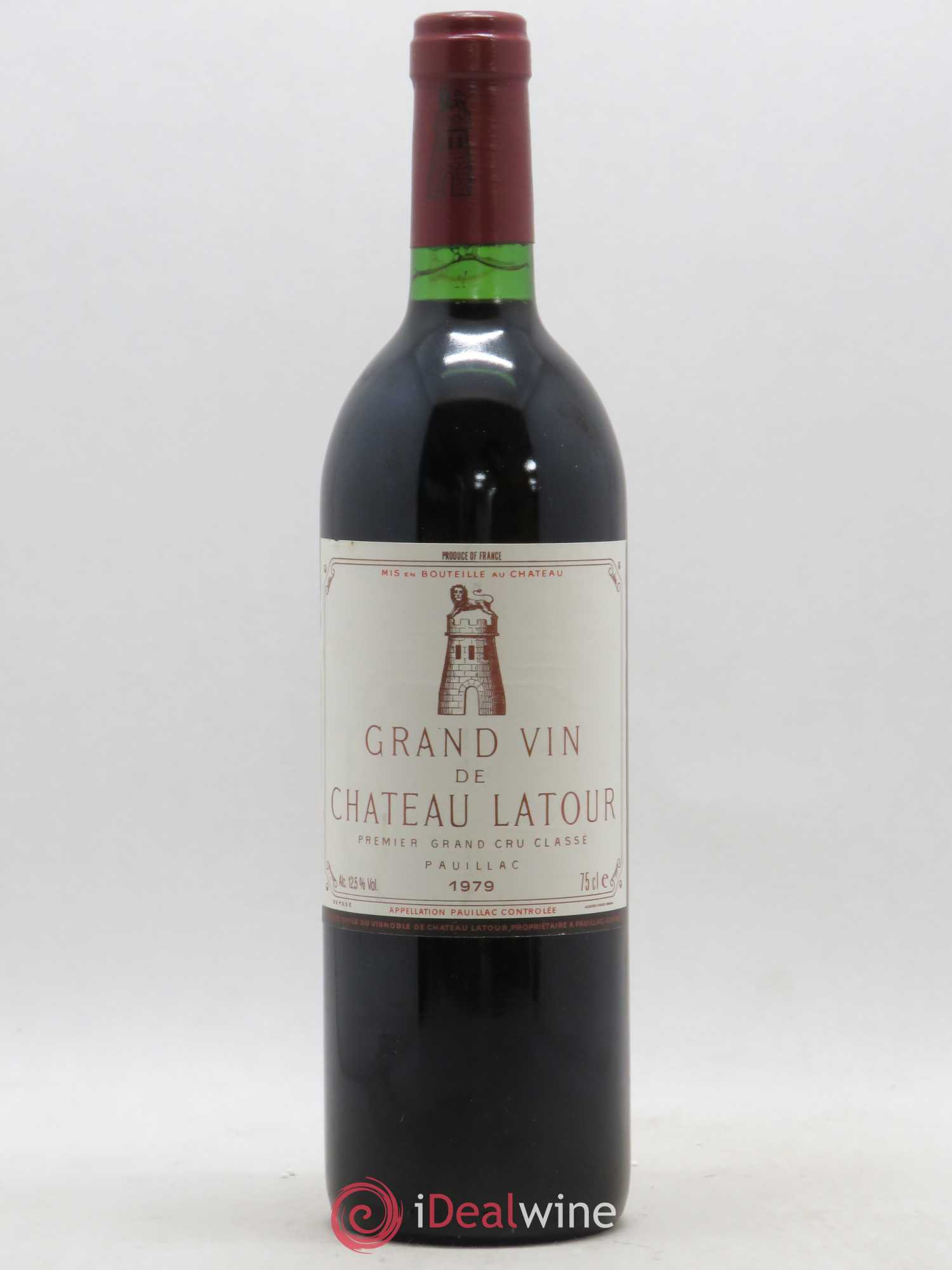 Château Latour 1er Grand Cru Classé 1979 - Lot de 1 bouteille - 0