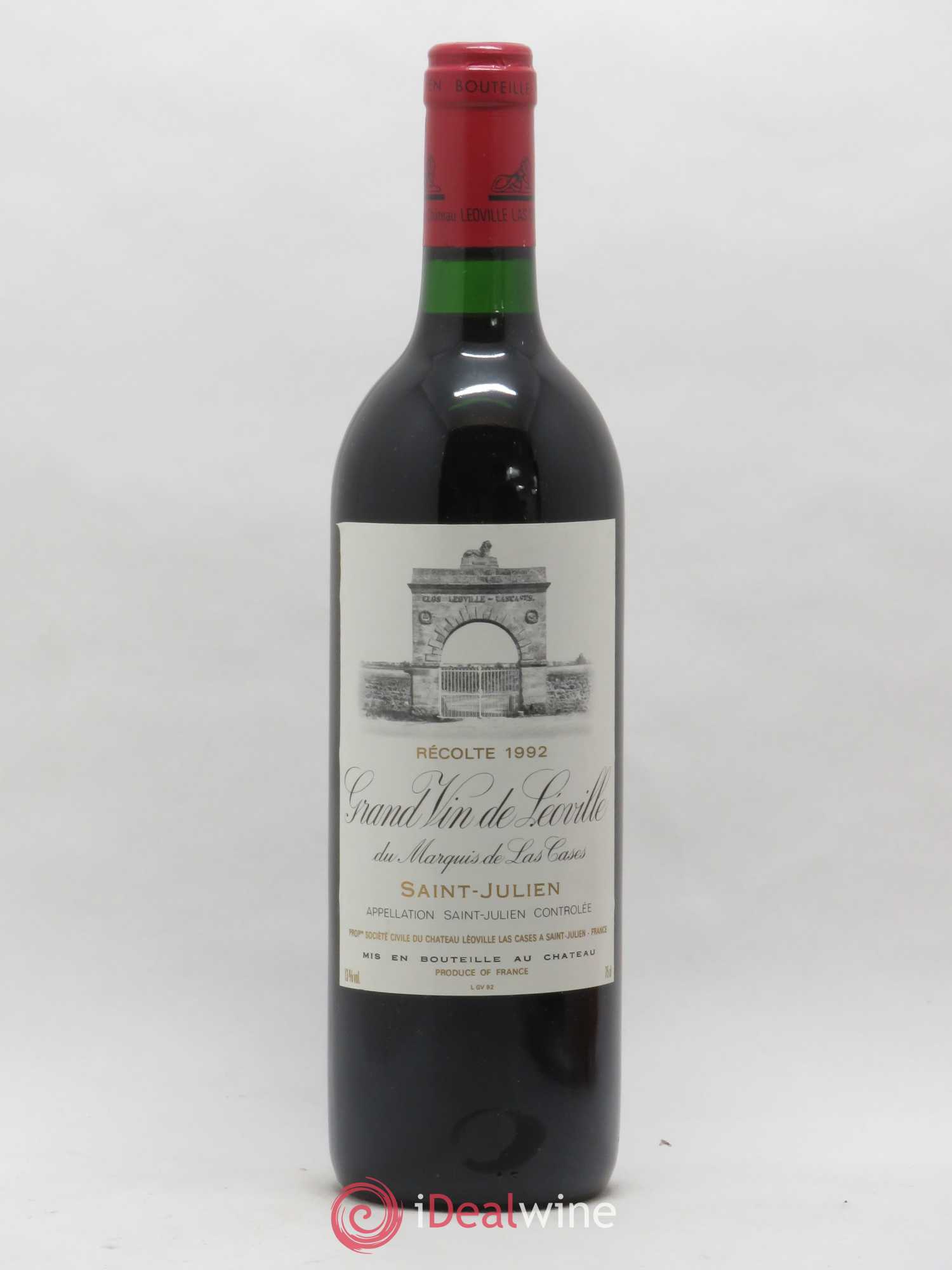 Château Léoville Las Cases 2ème Grand Cru Classé 1992 - Lot de 1 bouteille - 0