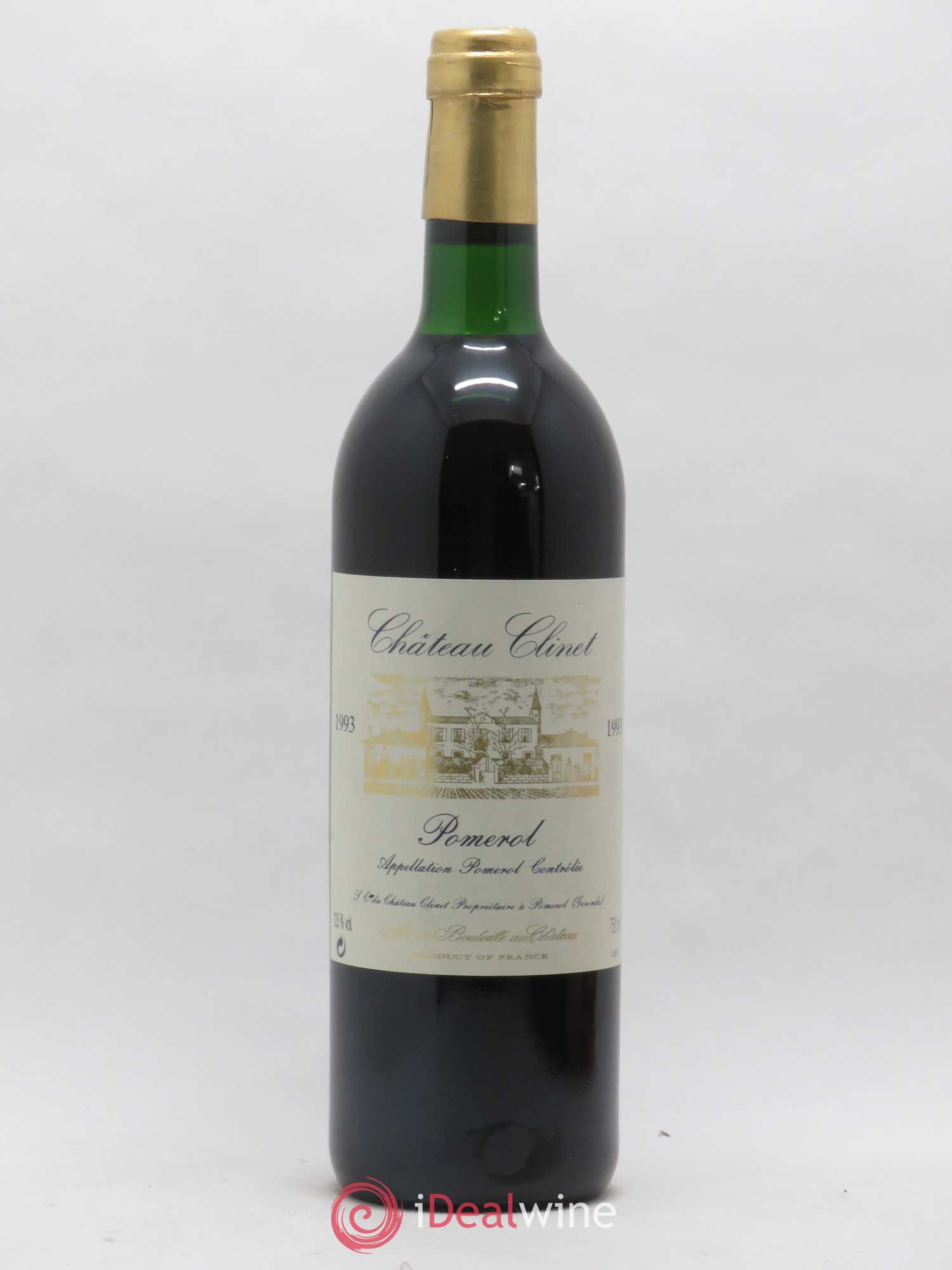 Château Clinet 1993 - Lot de 1 bouteille - 0
