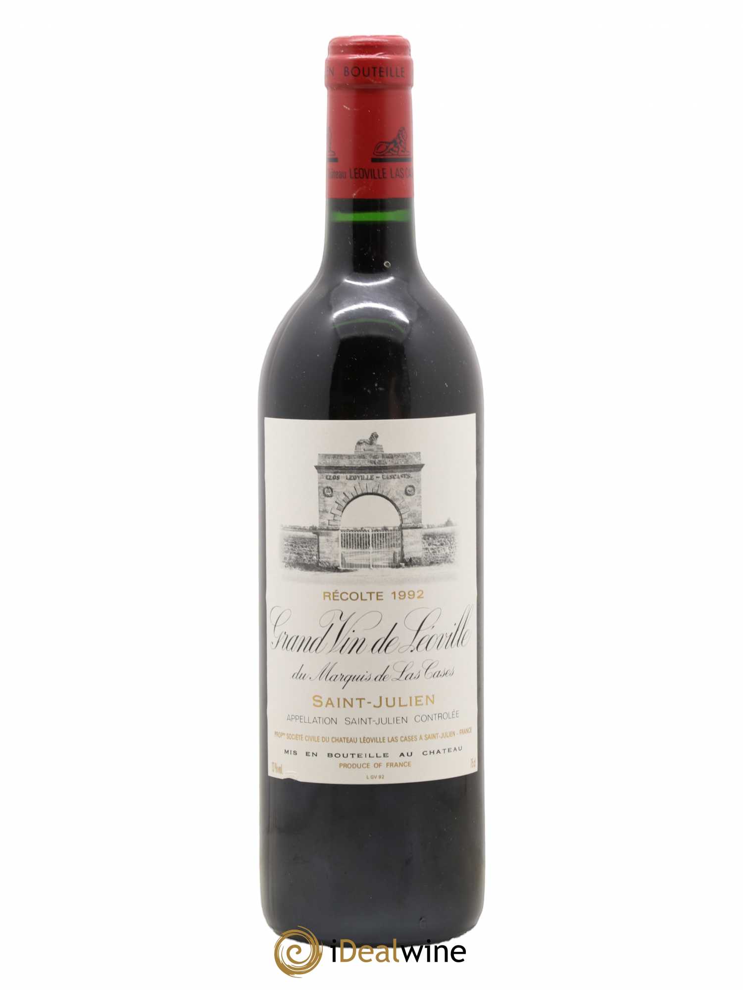 Château Léoville Las Cases 2ème Grand Cru Classé 1992 - Lot de 1 bouteille - 0