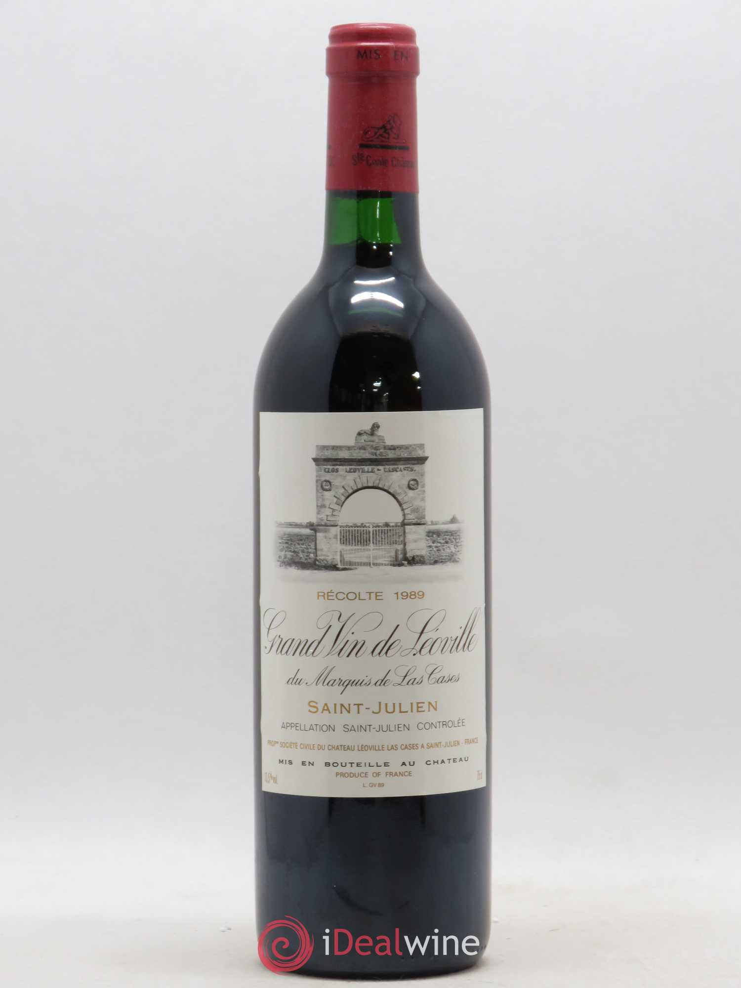 Château Léoville Las Cases 2ème Grand Cru Classé 1989 - Lot de 1 bouteille - 0